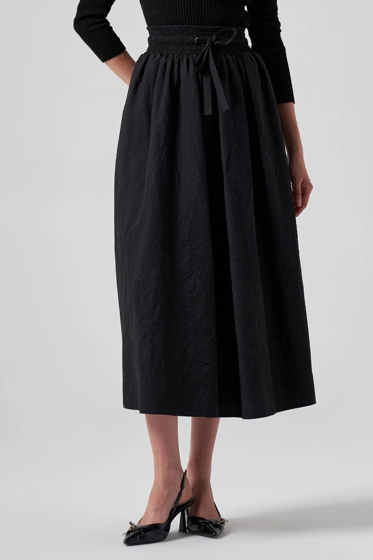 NUSS Beli Lastikli Kırıştırma Etek