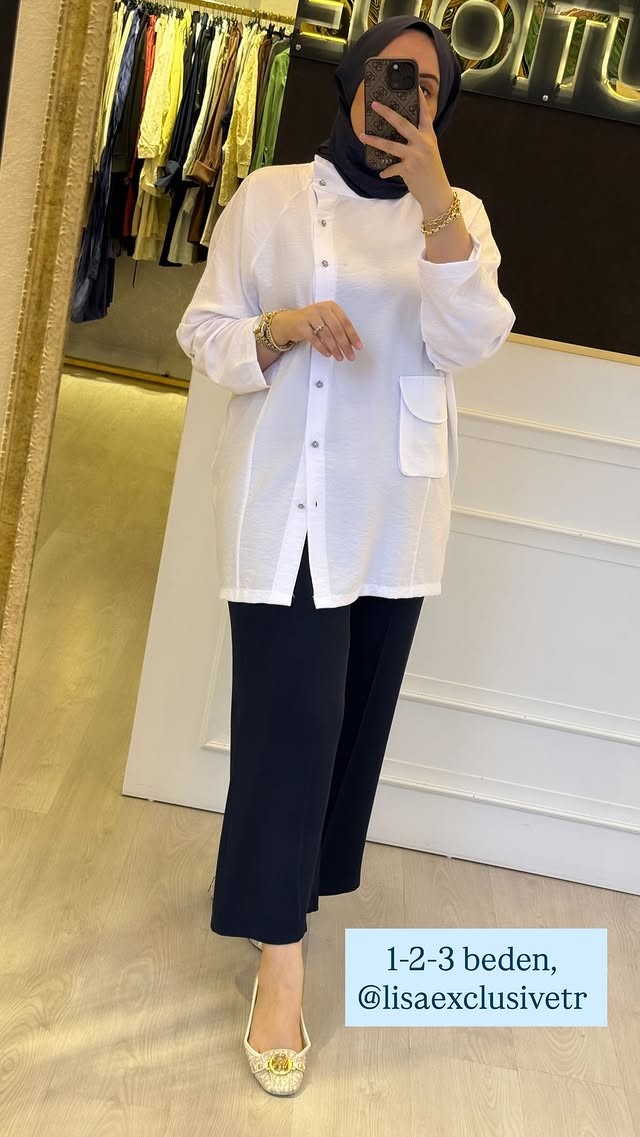 LİSA EXCLUSİVE Yan Düğme Tasarım Rahat Kalıp Ceket