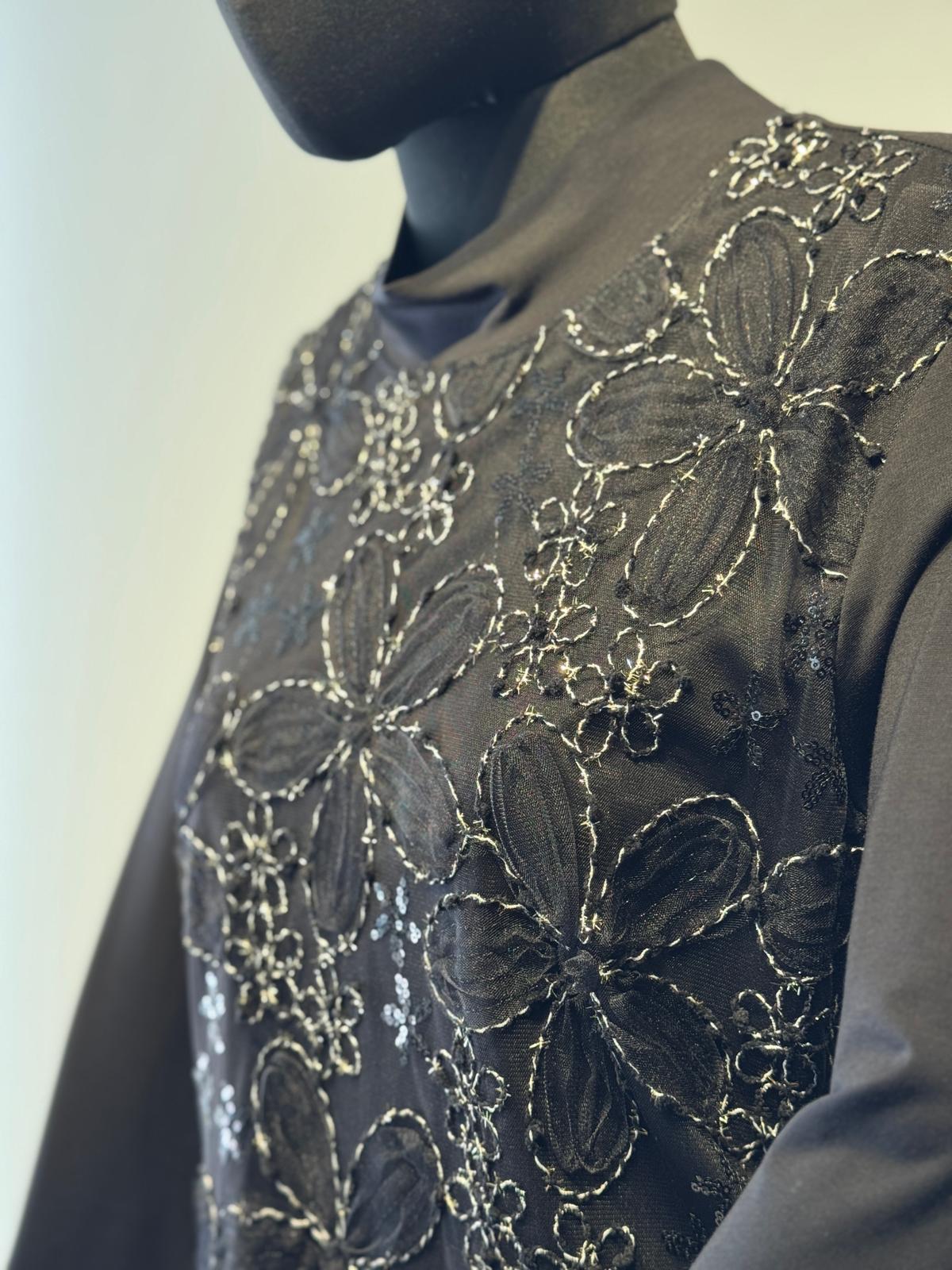 FUAT GÜRSEN Nakış İşleme Detaylı Tunik Pantolon Takım