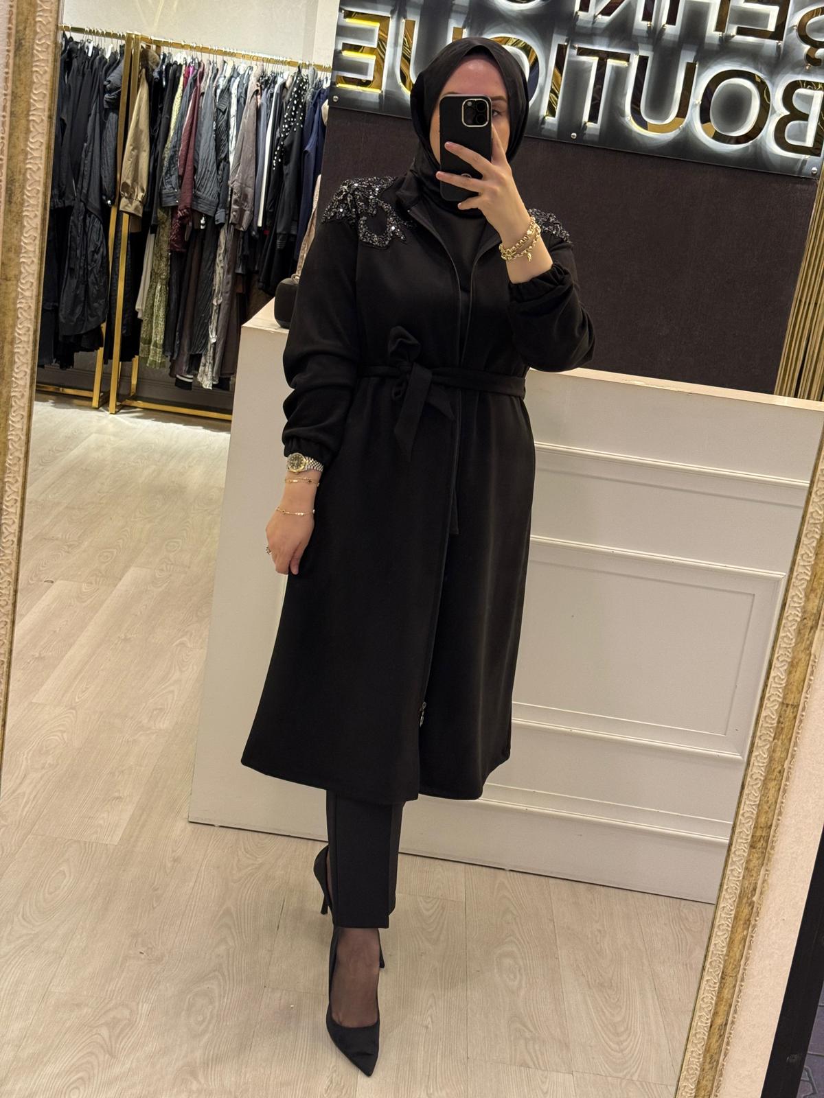 FUAT GÜRSEN Payet İşlemeli Süet Kap