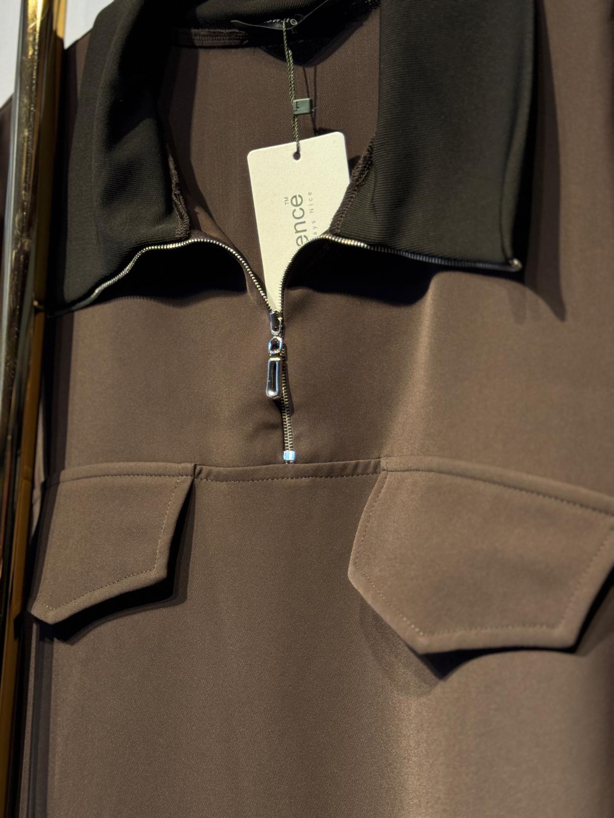 MİSSWHENCE 38008 Yakalı Tunik Pantolon Takım