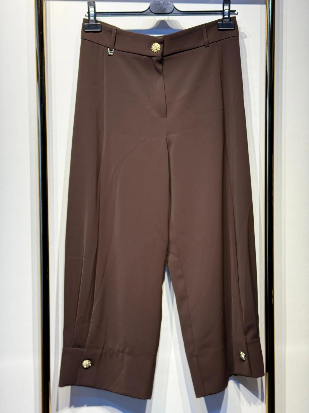 SENTEZ Venüs Paçası Pileli Düğmeli Pantolon