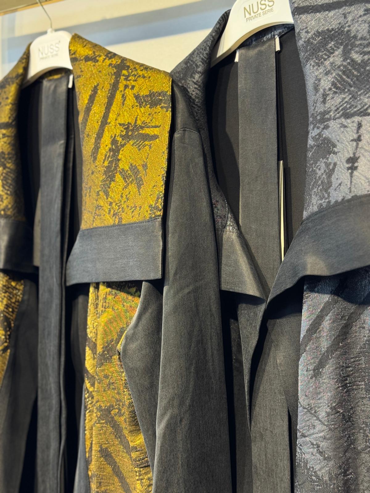 NUSS Parla Kumaş Uzun Kap