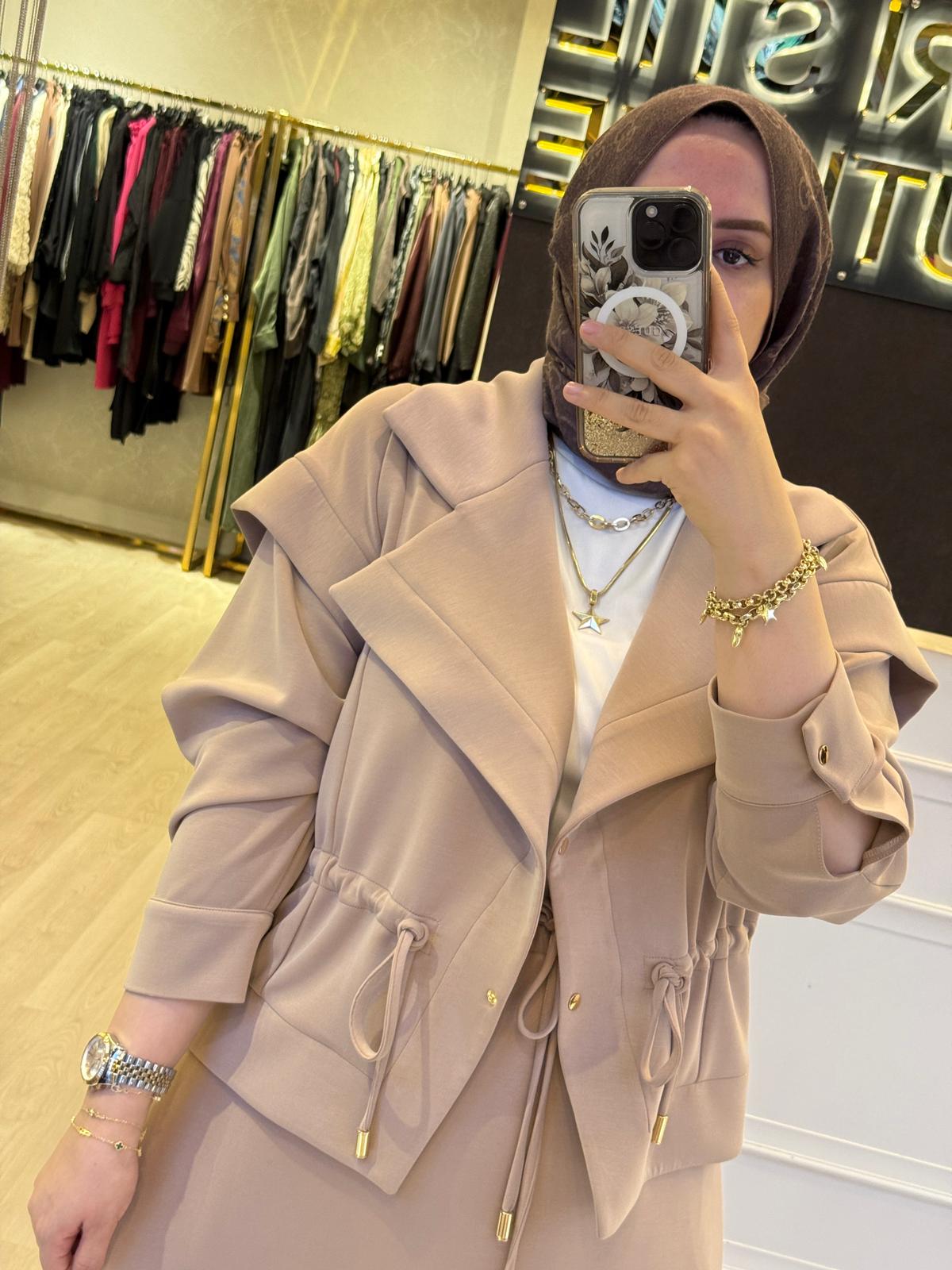 Sİ Design my8 1101-3103 Oysho Ceket Etek Takım