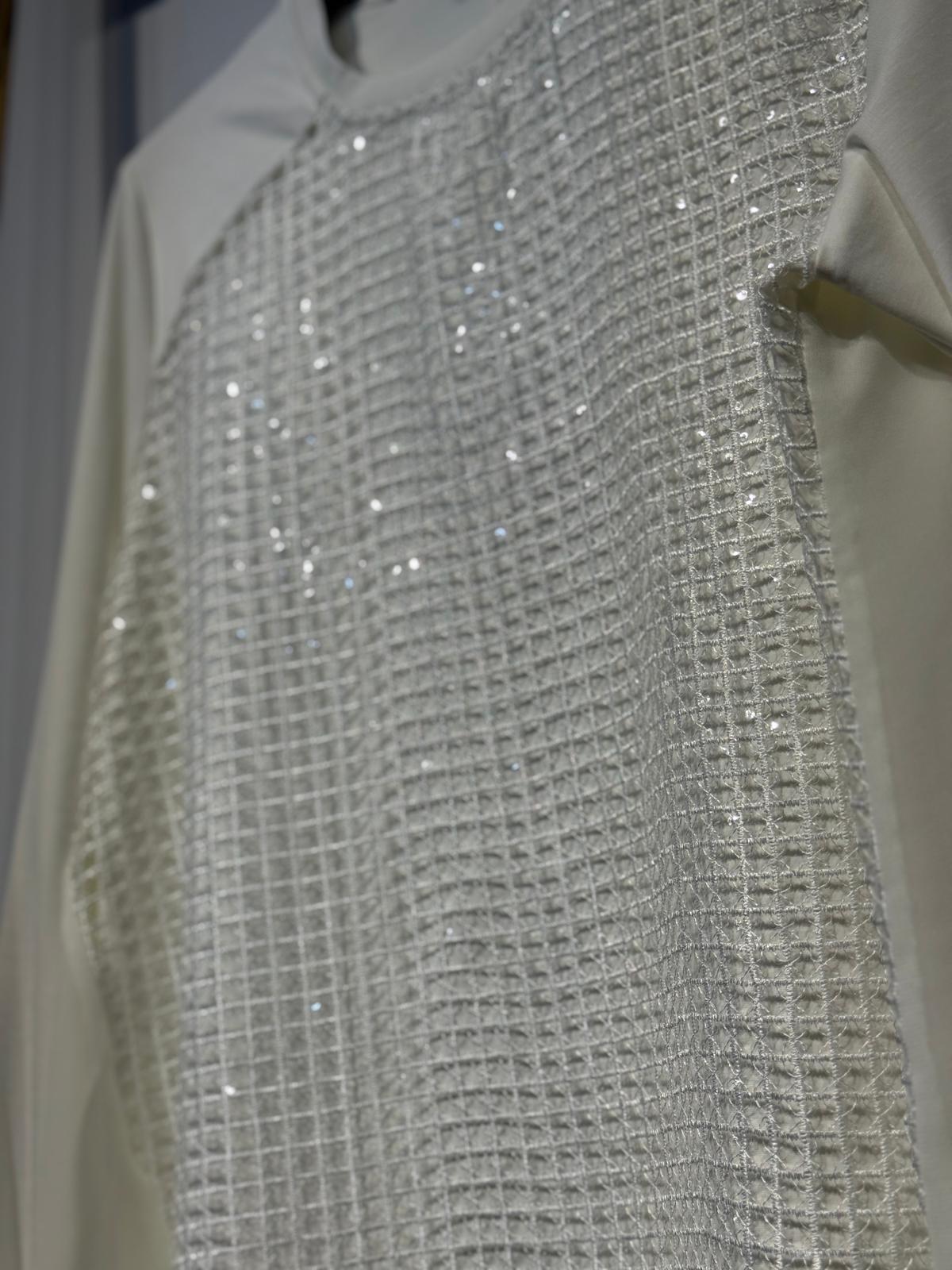 FUAT GÜRSEN File İşlemeli Payetli Tasarım Tunik