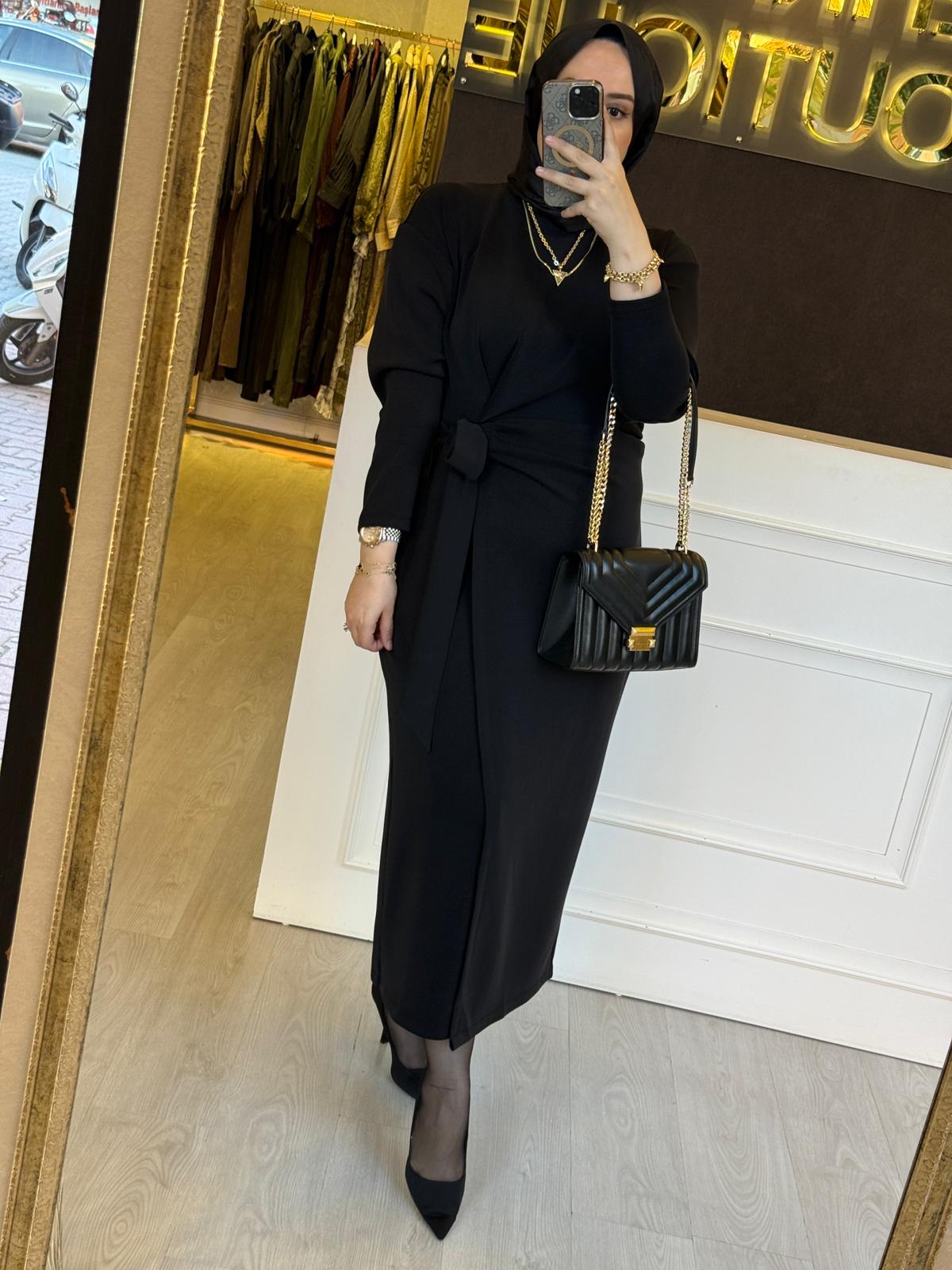 EXQUİSE Basic Örme Uzun Dharma Ö. Elbise