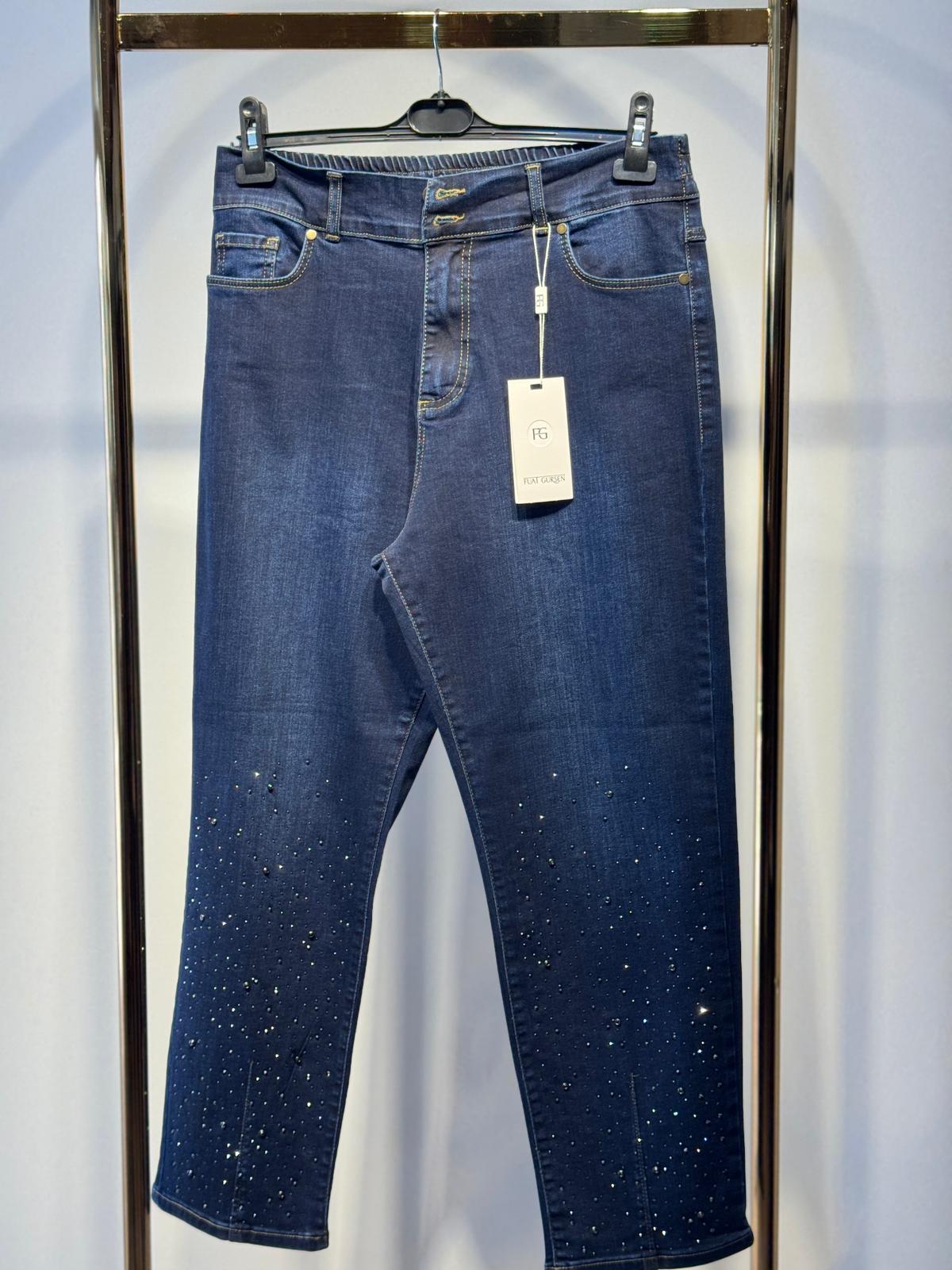 FUAT GÜRSEN Rahat Kalıp Jeans Pantolon