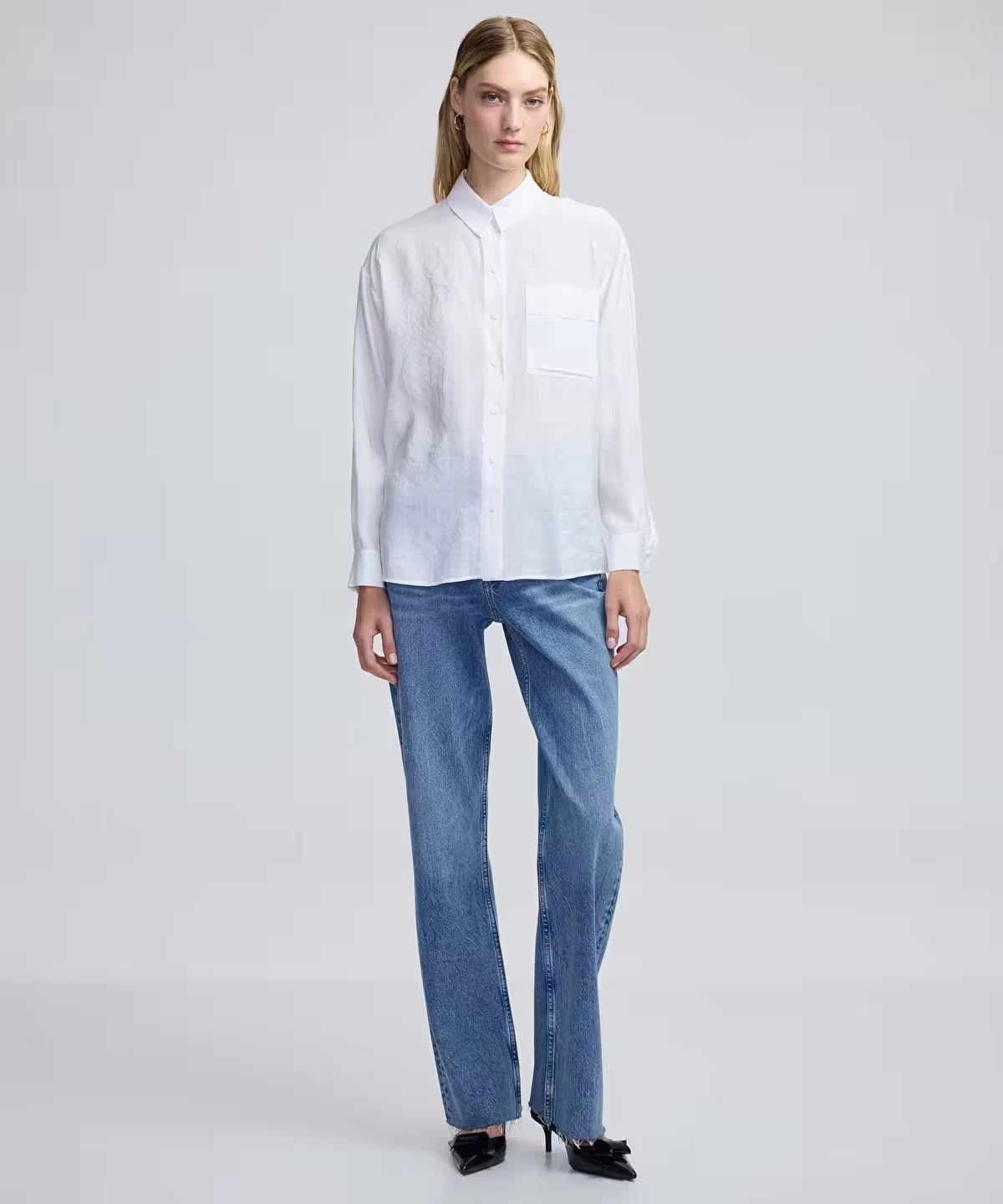 İPEKYOL CEPLİ MİNİMAL GÖMLEK