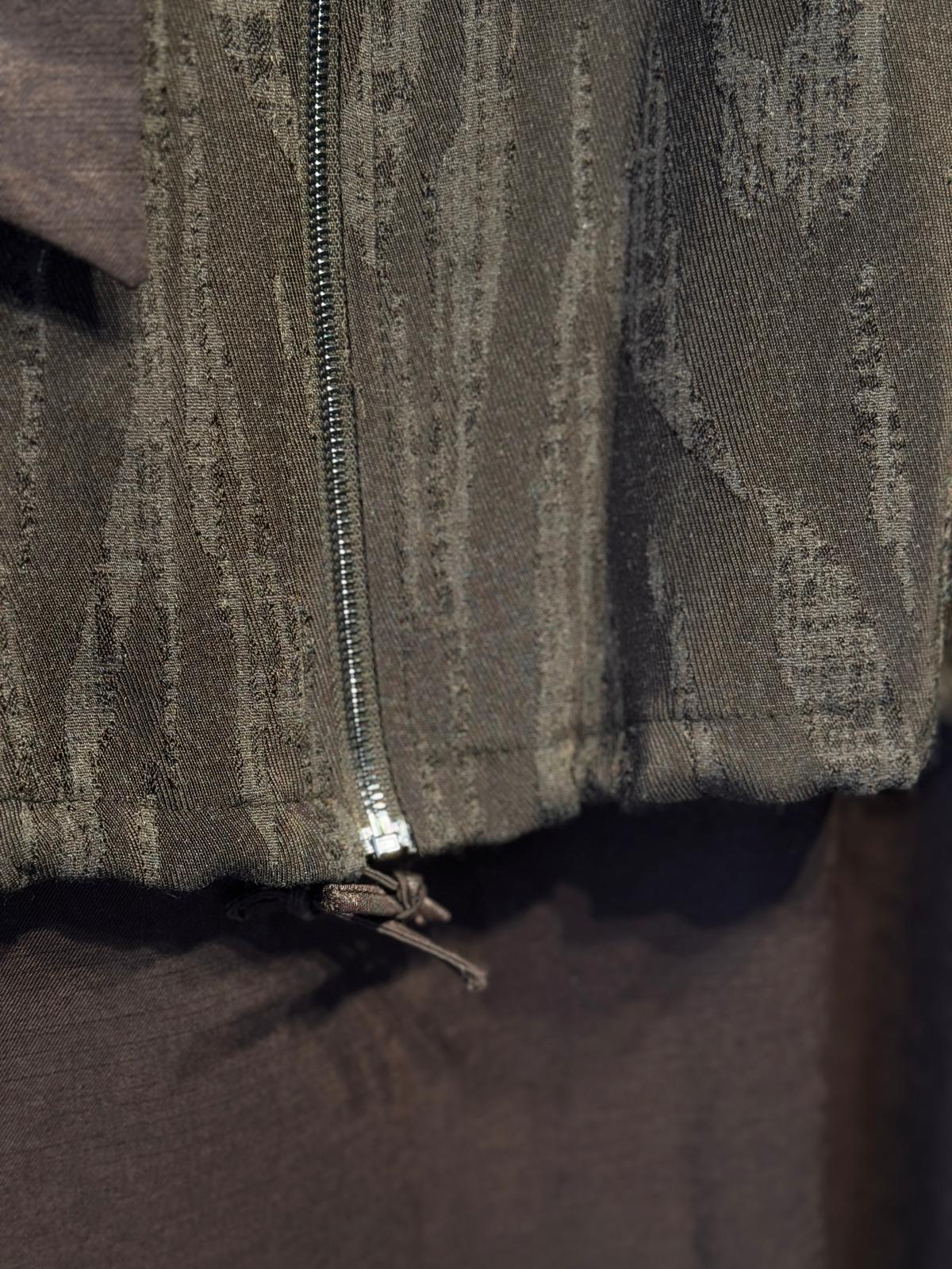 FUAT GÜRSEN Desenli Kumaş Ceketli Uzun Elbise