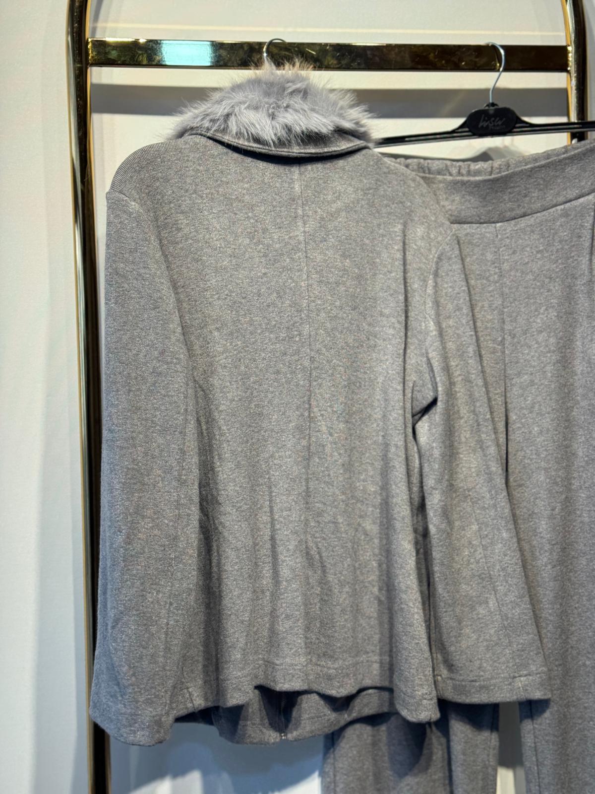 LİSA EXCLUSİVE Kürklü Triko Takım