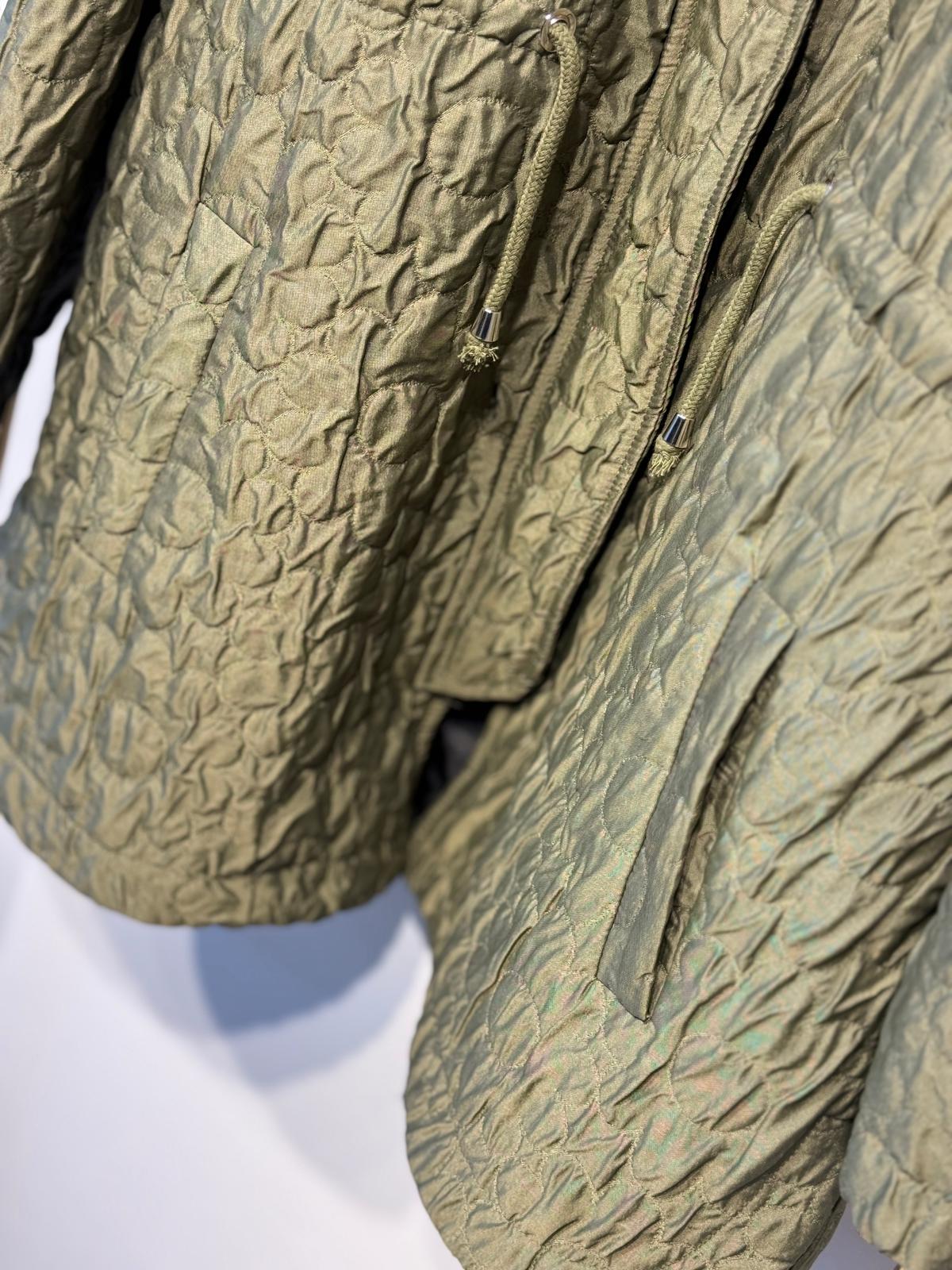 LİSA EXCLUSİVE Kabartma Kumaş Belden Bağlamalı Şişme Mont