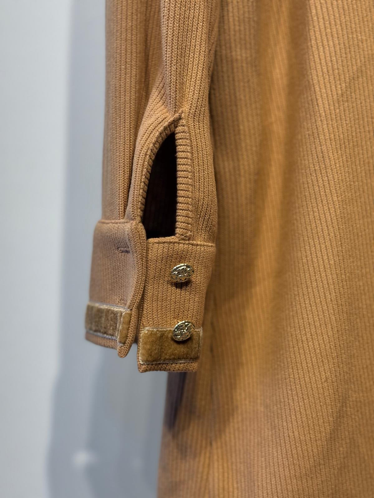 LİSA EXCLUSİVE Gold Düğmeli Triko Hırka Pantolon Takım