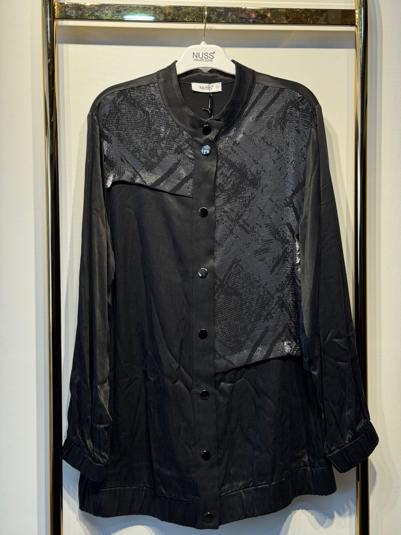 NUSS Yakasız İpek Cupra Kap