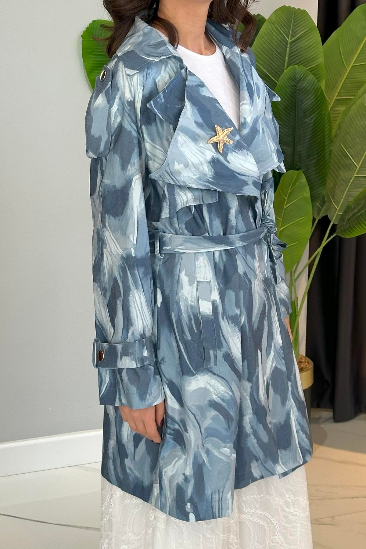 MİSSEMRAMİSS Omuz Apoletli Trençkot