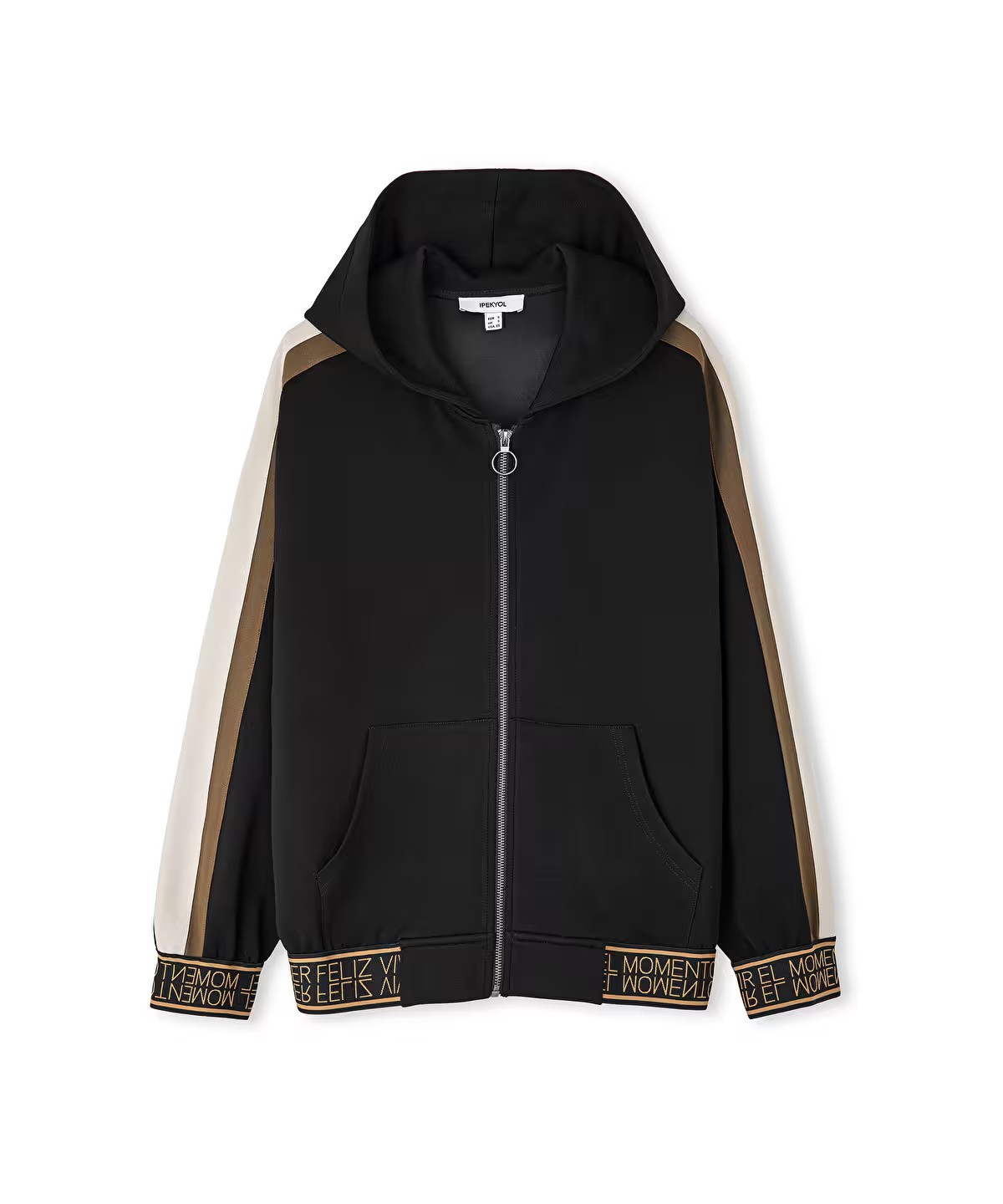 İPEKYOL Slogan jakarlı sweatshirt