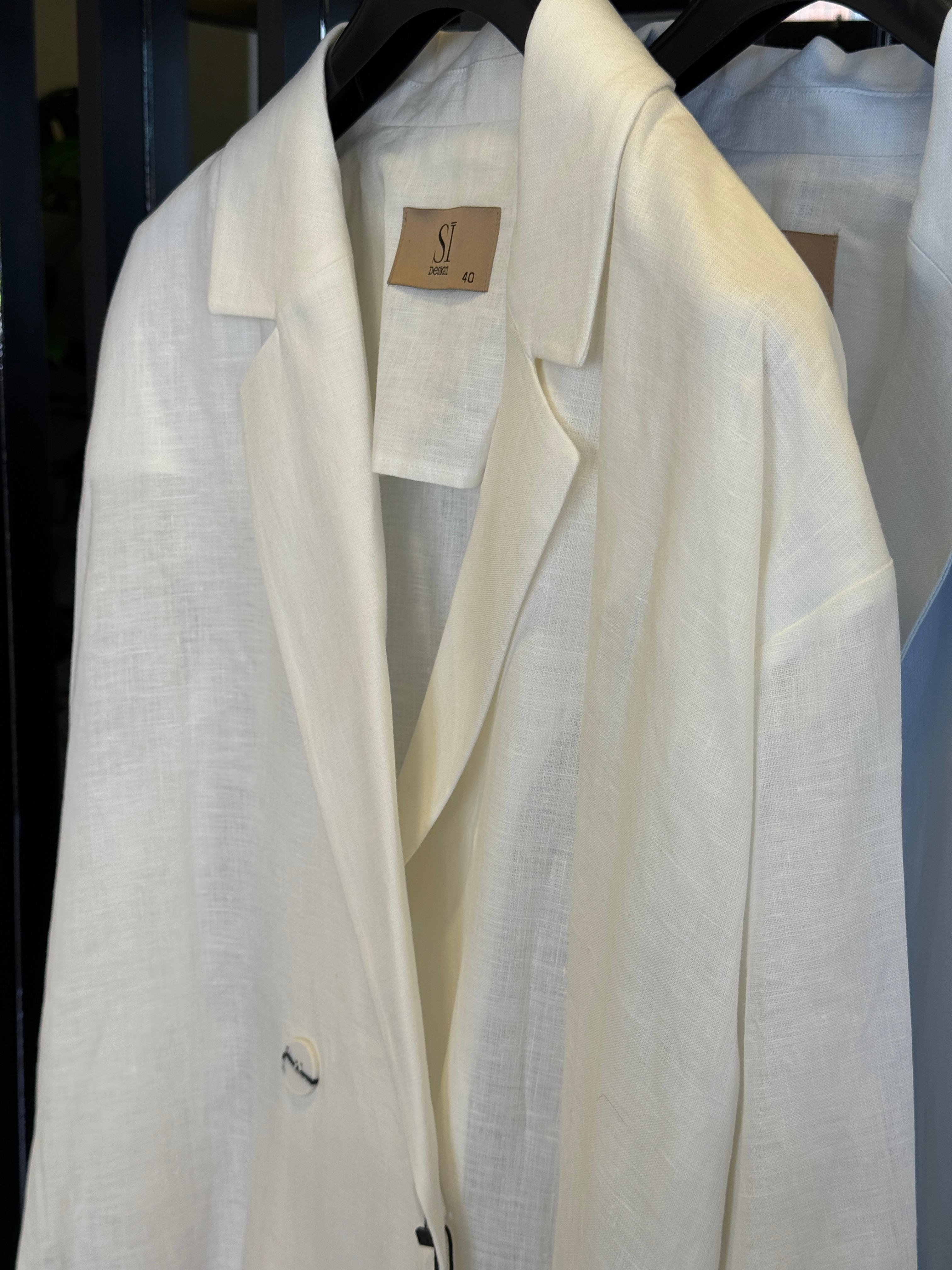 Sİ Design 11100 Kemik Düğmeli Blazer Ceket
