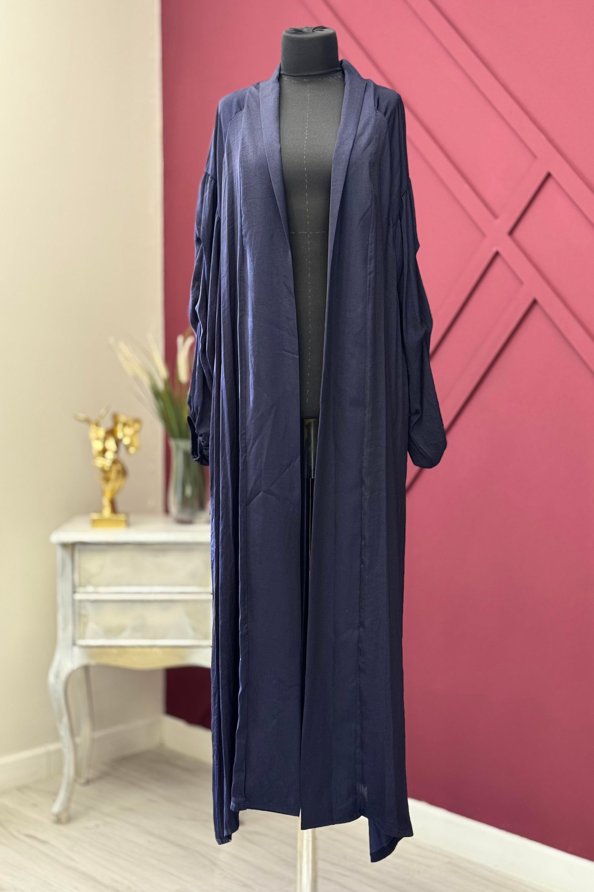 CEREMONY Memory Cupra Kolları Büzgülü Kaftan