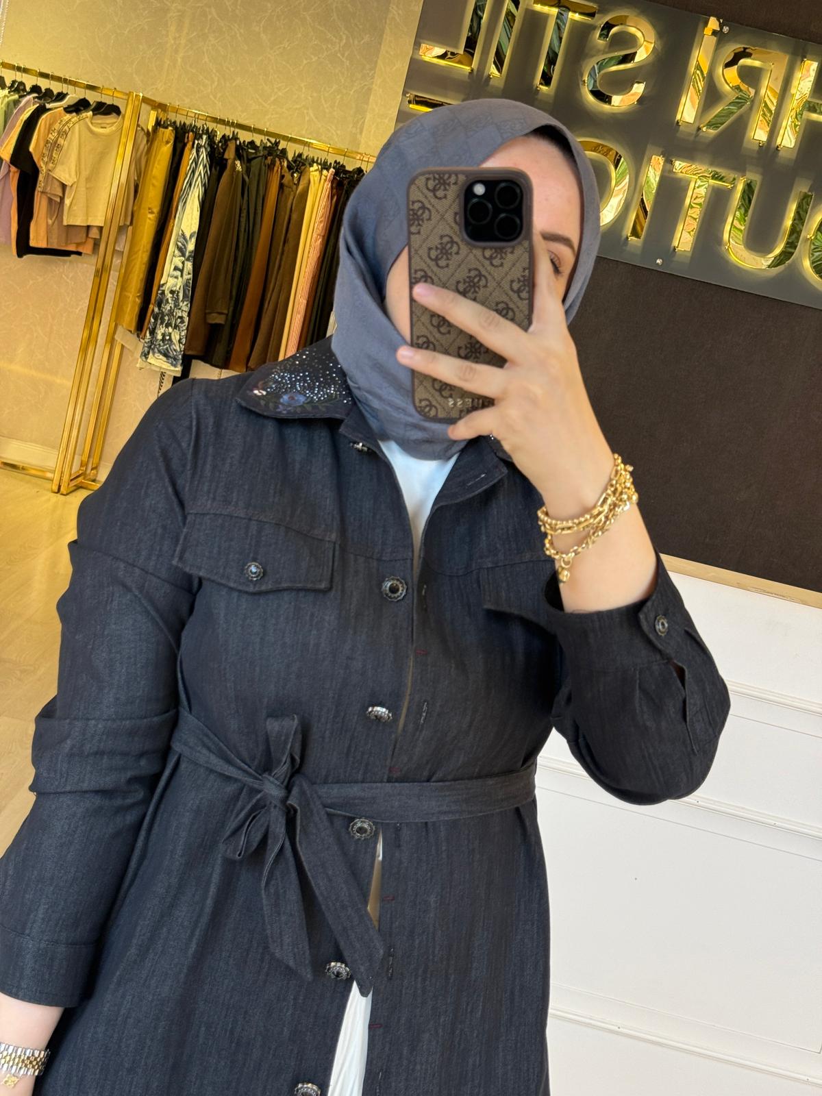 FUAT GÜRSEN Sırt İşleme Detaylı Jean Kap