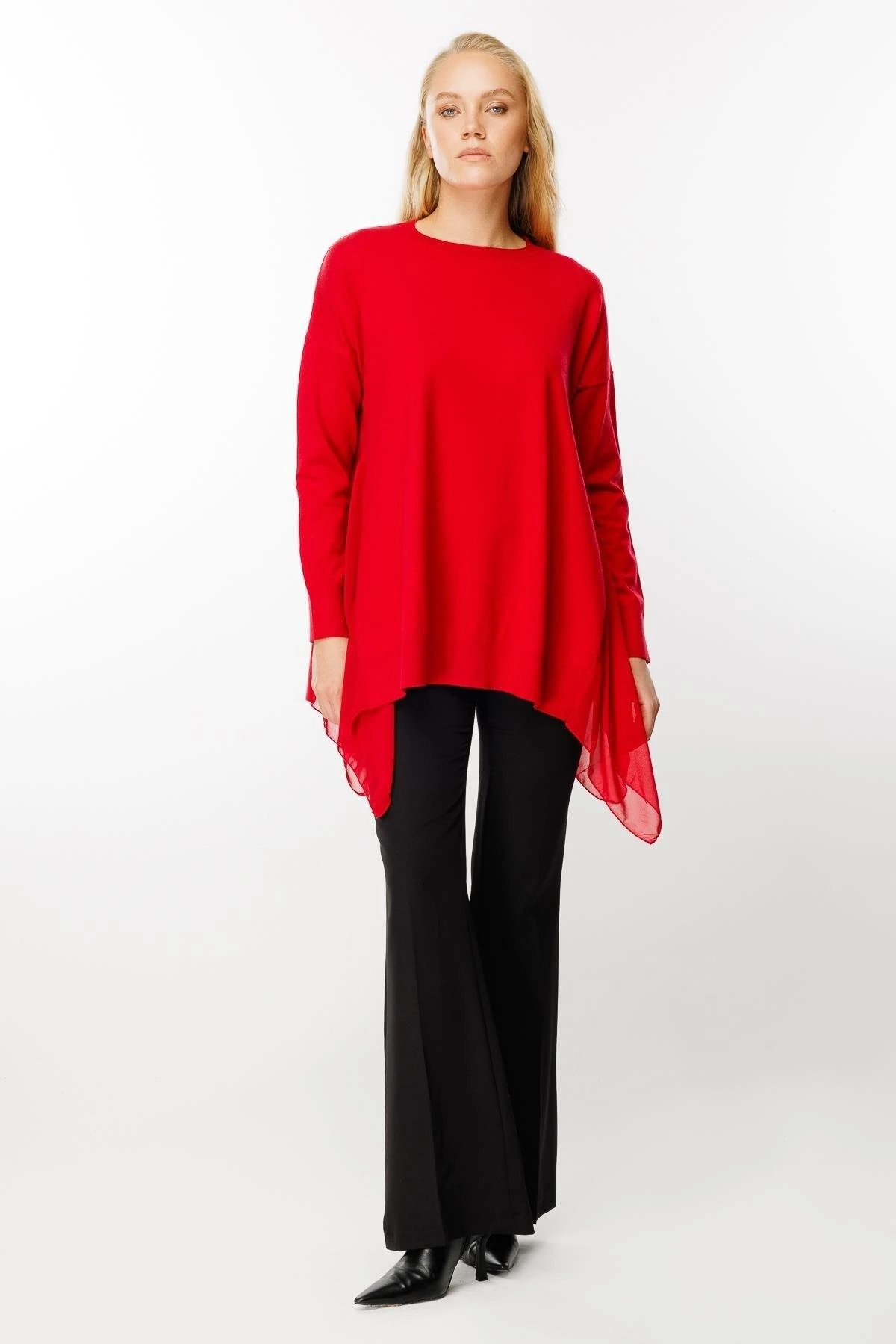 GHİSA Şifon Detaylı Tunik