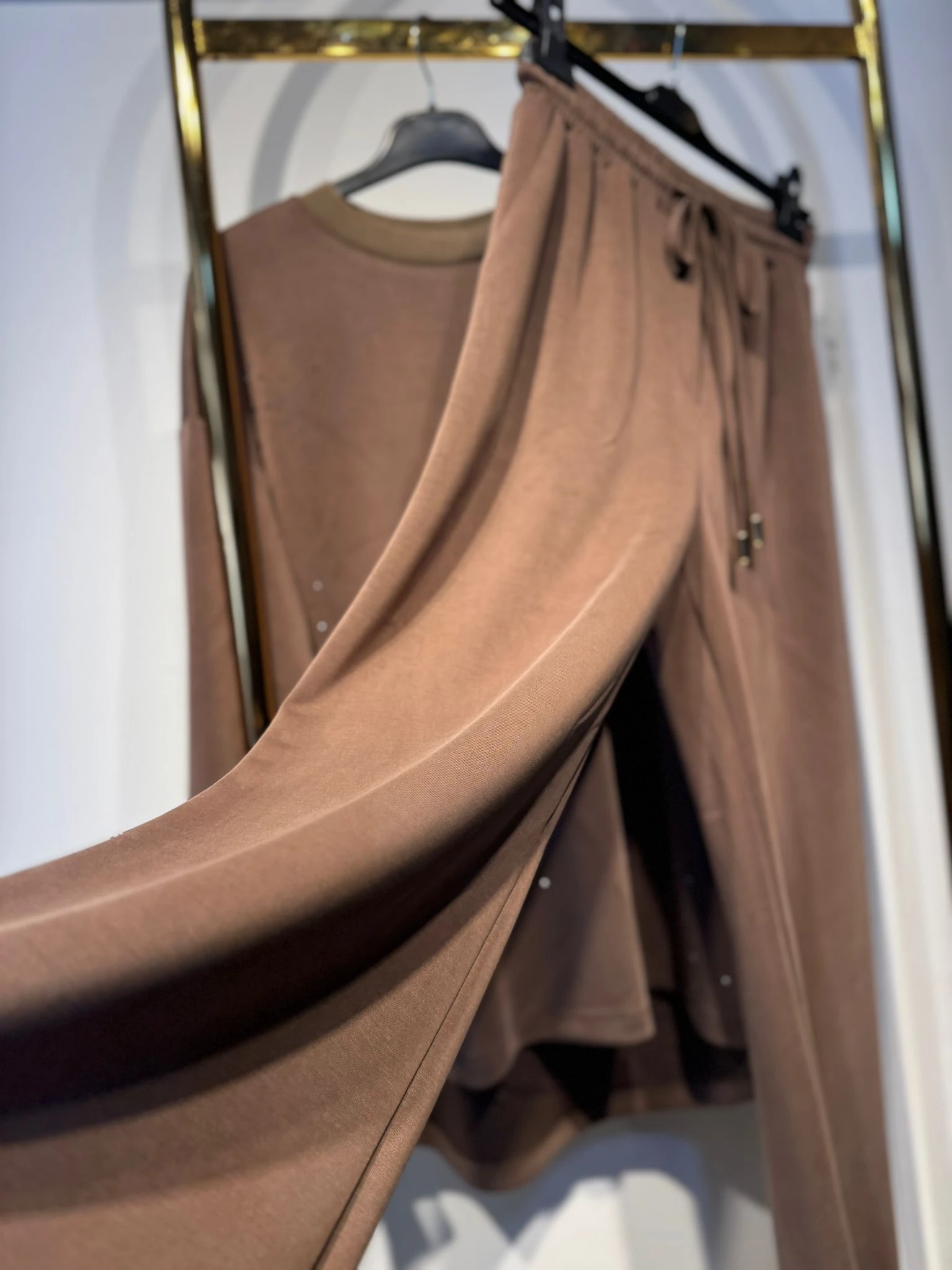 Sİ Design my8 4139-2102 Pırlanta Detaylı Oysho Tunik Pantolon Takım