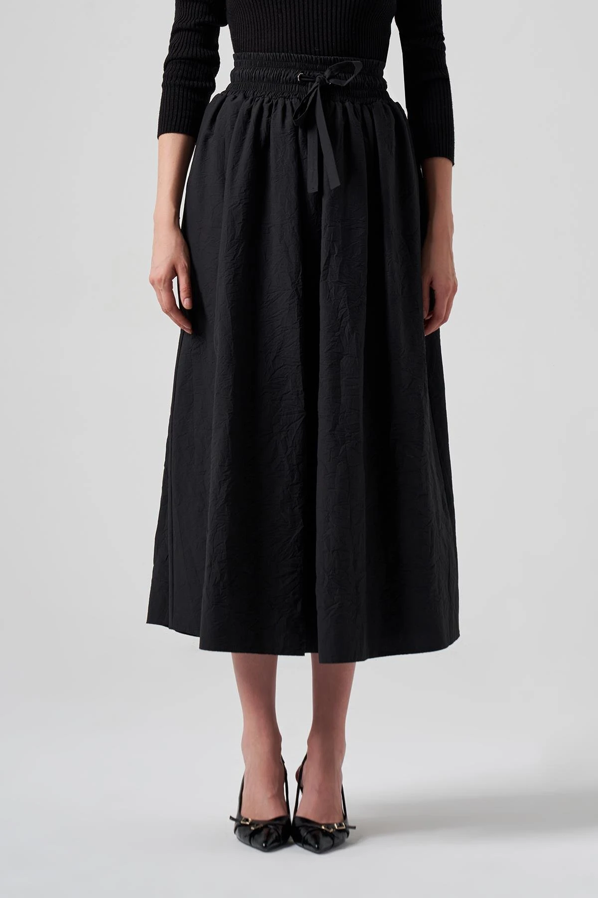 NUSS Beli Lastikli Kırıştırma Etek