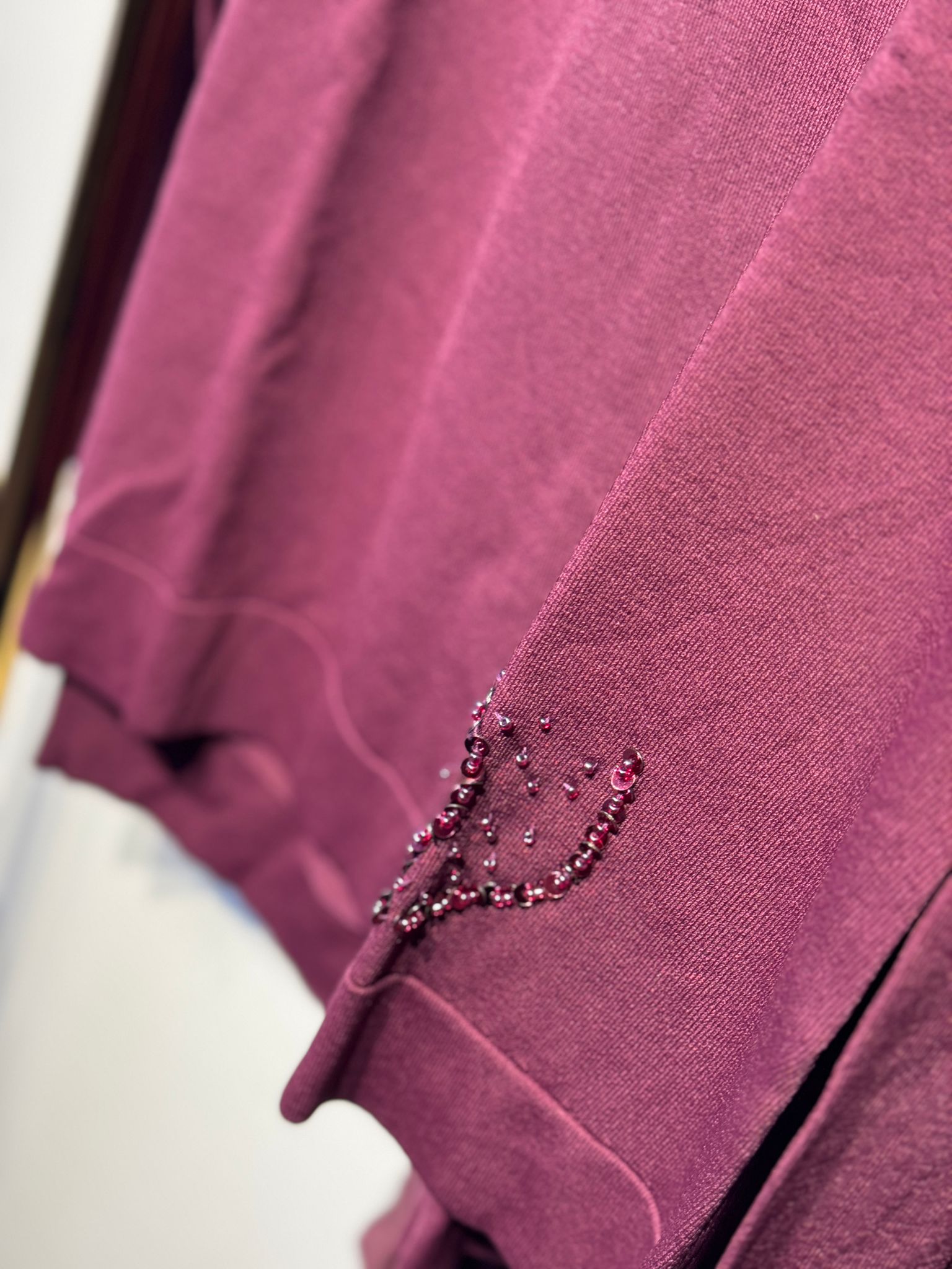 NUSS Payet İşlemeli Tunik Pliseli Etek Merserize Takım