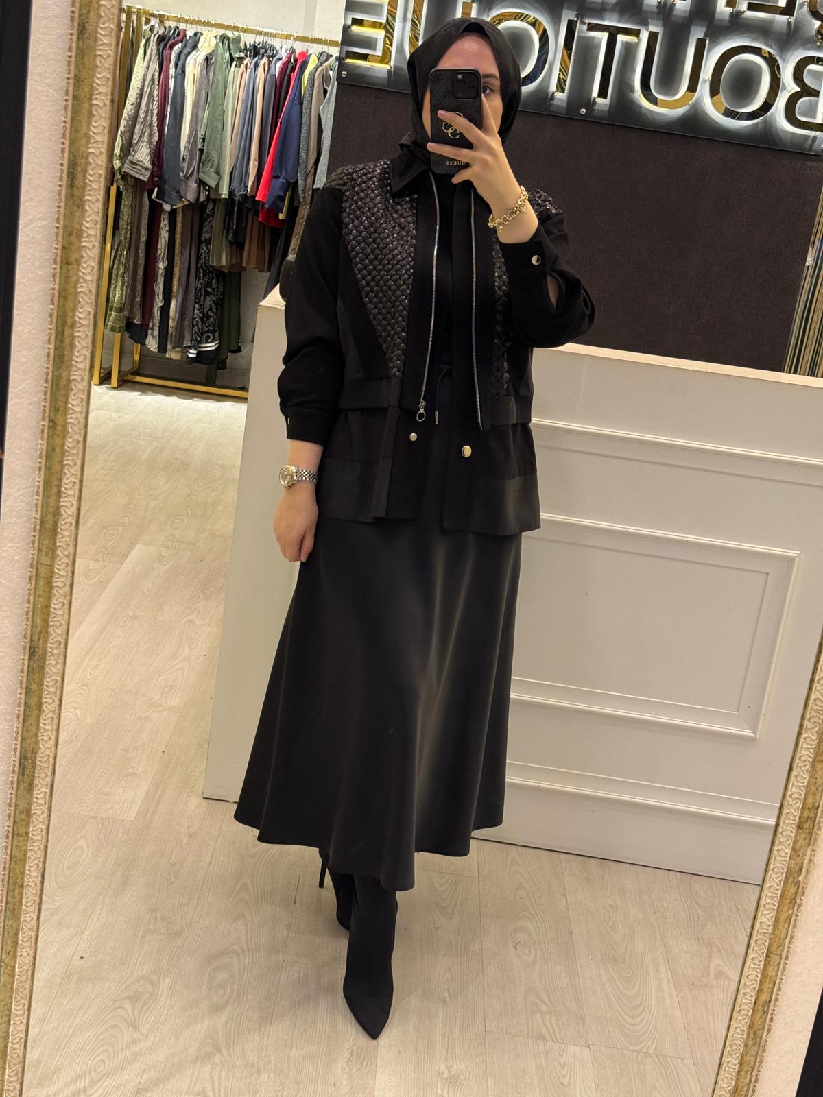 GHİSA Mat Payet İşlemeli Tasarım Ceket