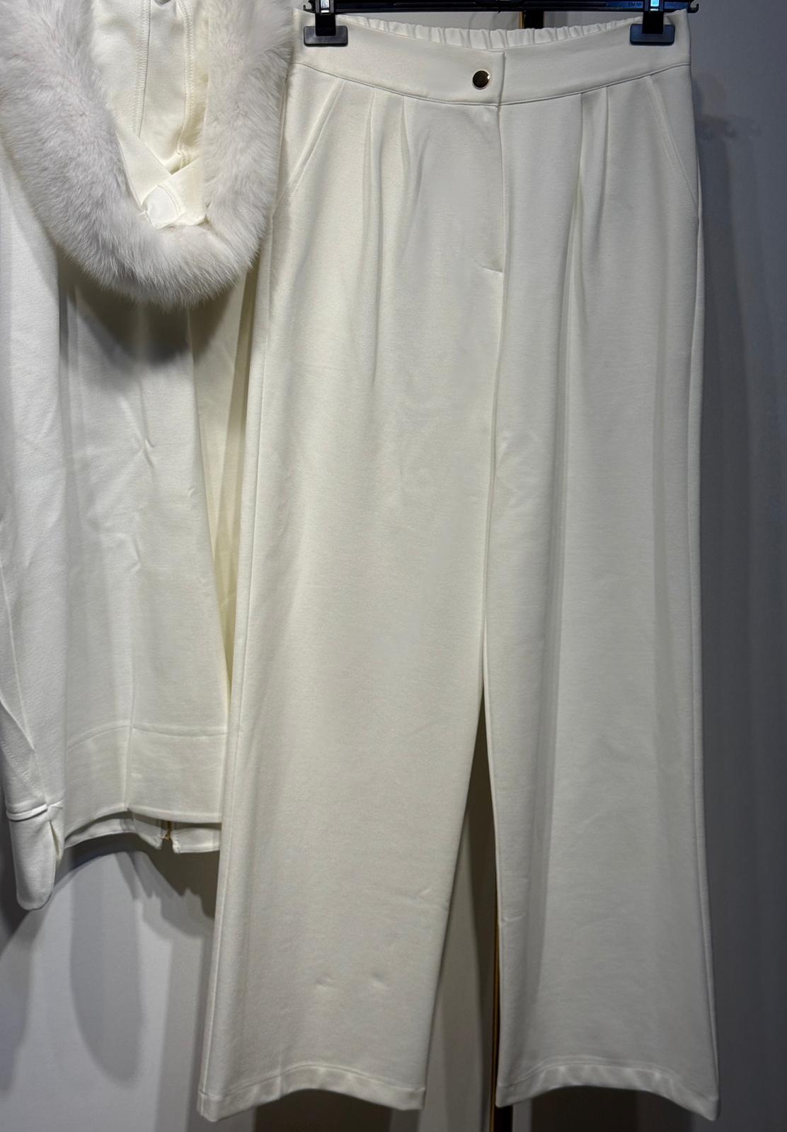 LİSA EXCLUSİVE Kürklü Kapşon Ceket Pantolon Takım