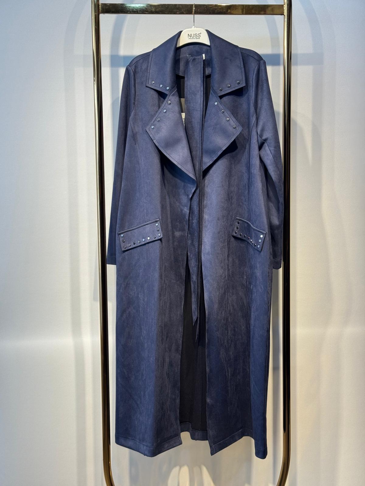 NUSS Belden Bağlamalı Zımba Detaylı Süet Kap