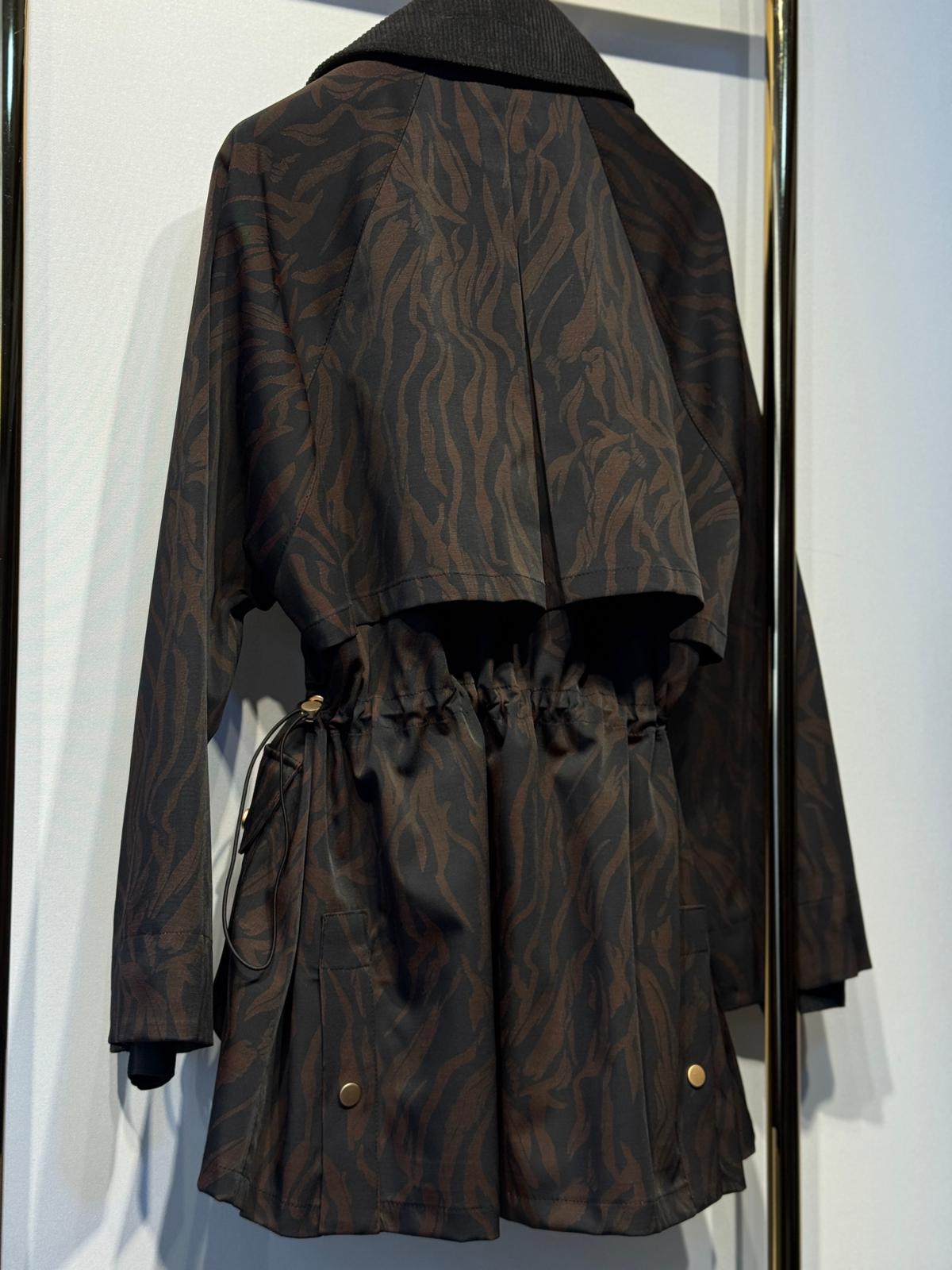 GHİSA Desenli Kumaş Tasarım Kaban