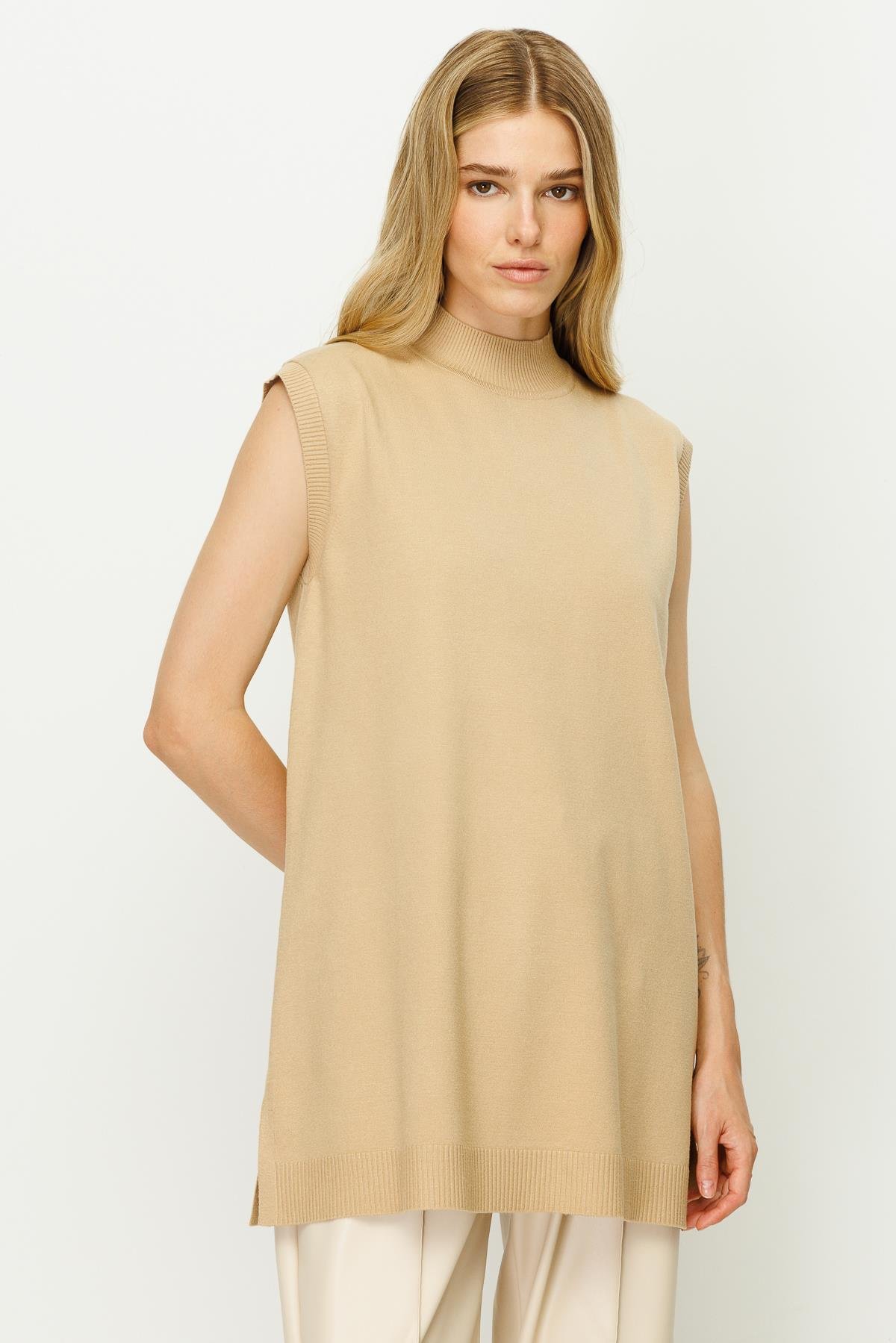 GHİSA TRİKO KOLSUZ TUNİK İÇLİK