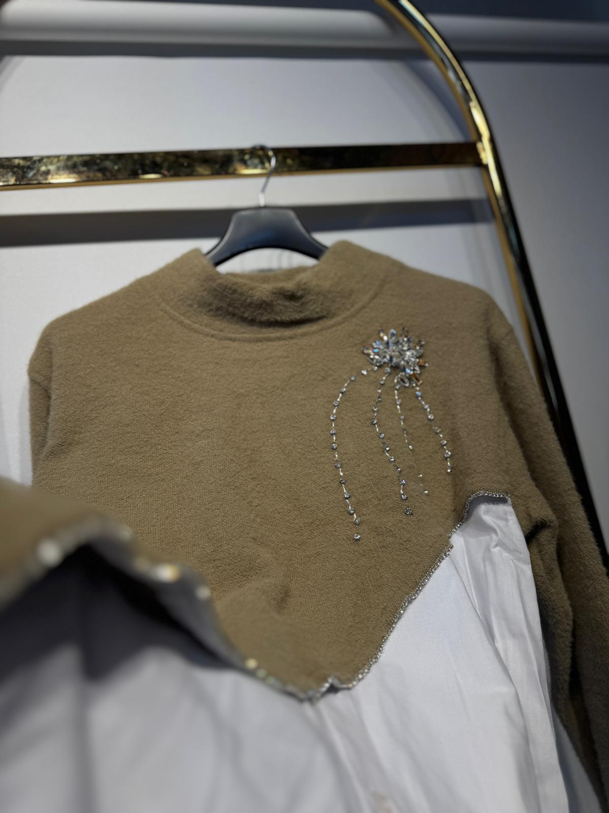 MİSSEMRAMİSS Savelle Gömlek Garni Angora Tunik