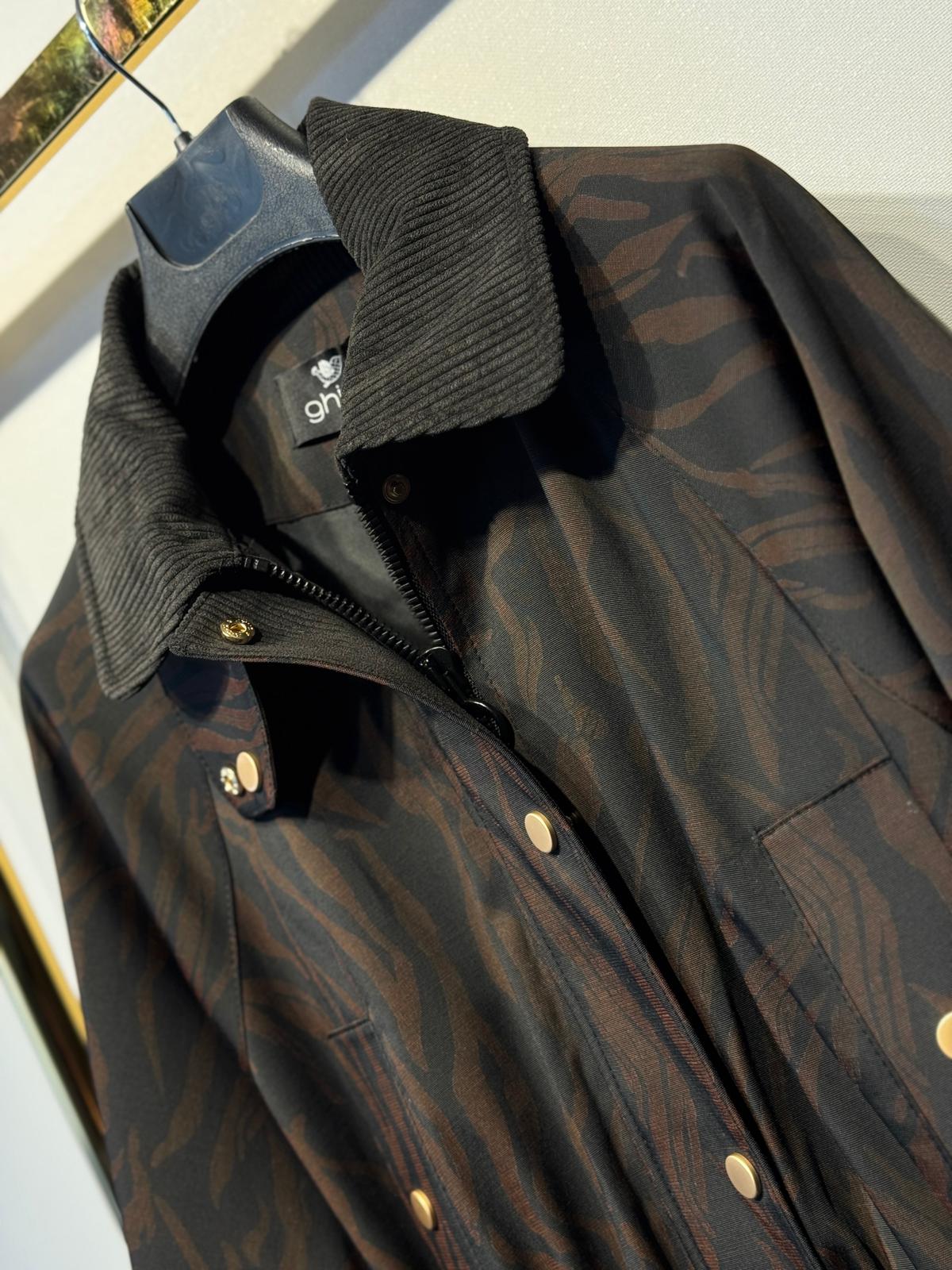 GHİSA Desenli Kumaş Tasarım Kaban