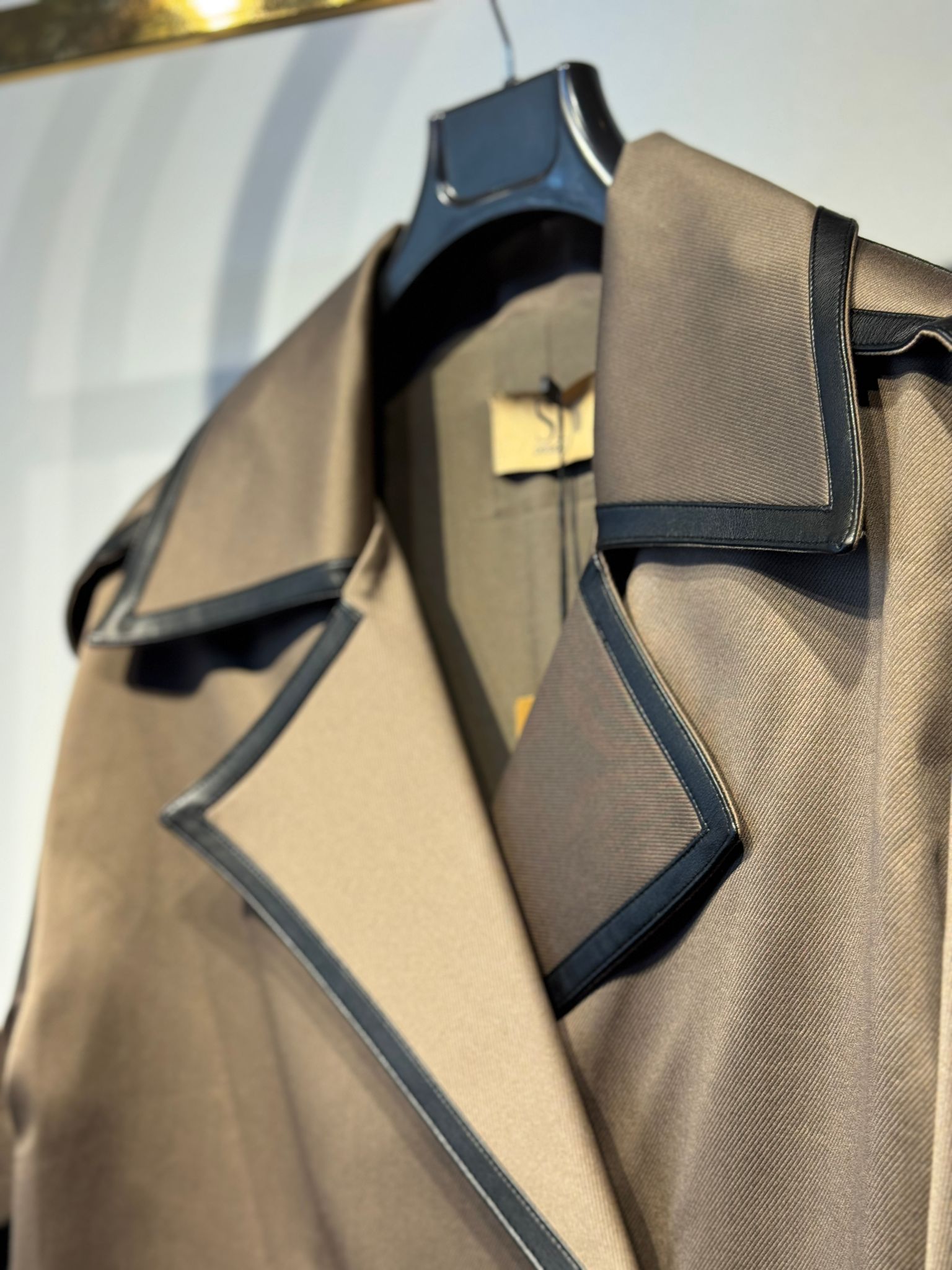 Sİ Design my8 71203 Belden Bağlamalı Uzun Trenç