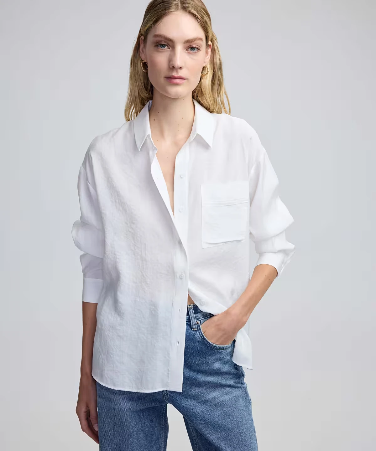 İPEKYOL CEPLİ MİNİMAL GÖMLEK