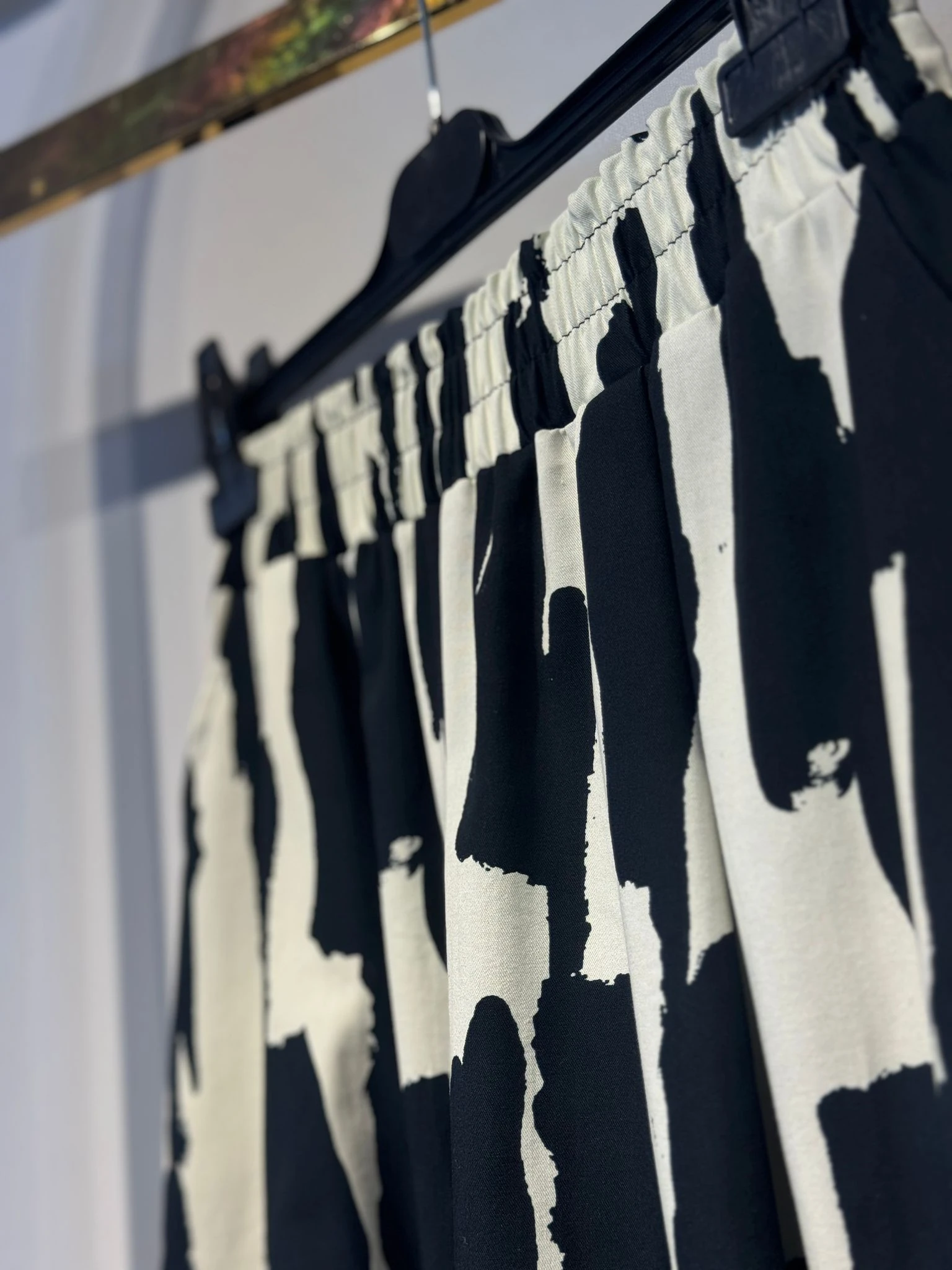 SENTEZ Zebra Desenli Kloş Etek