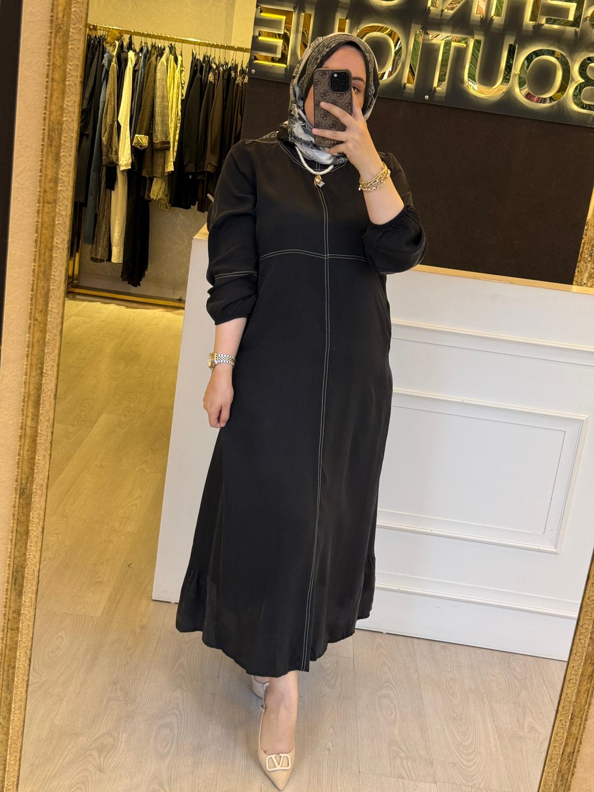 LİSSMORE Kısa Yelekli Uzun İpek Cupra Elbise