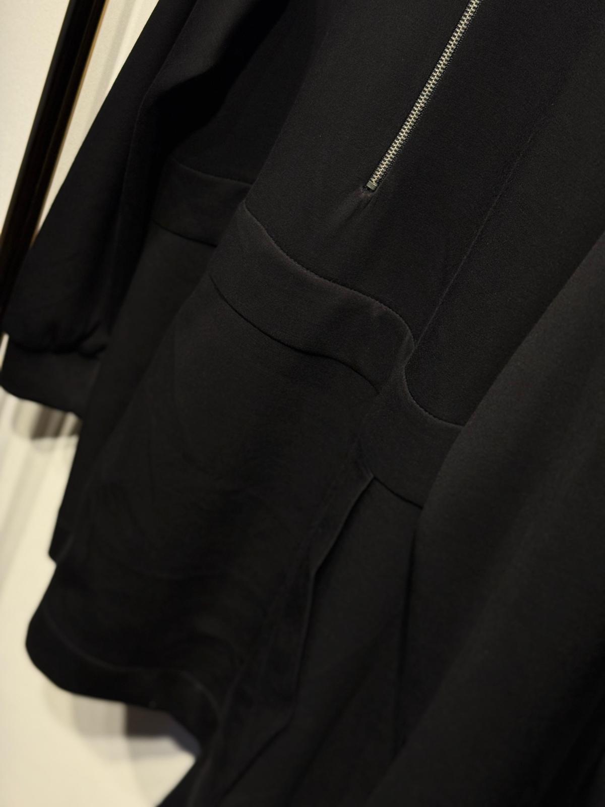 LİSA EXCLUSİVE Desenli Kumaş Mix Kapşonlu Ceket Pantolon Takım