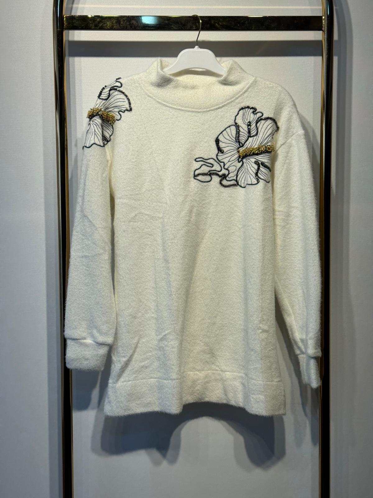 MİSSEMRAMİSS Florana Nakışlı Angora Tunik