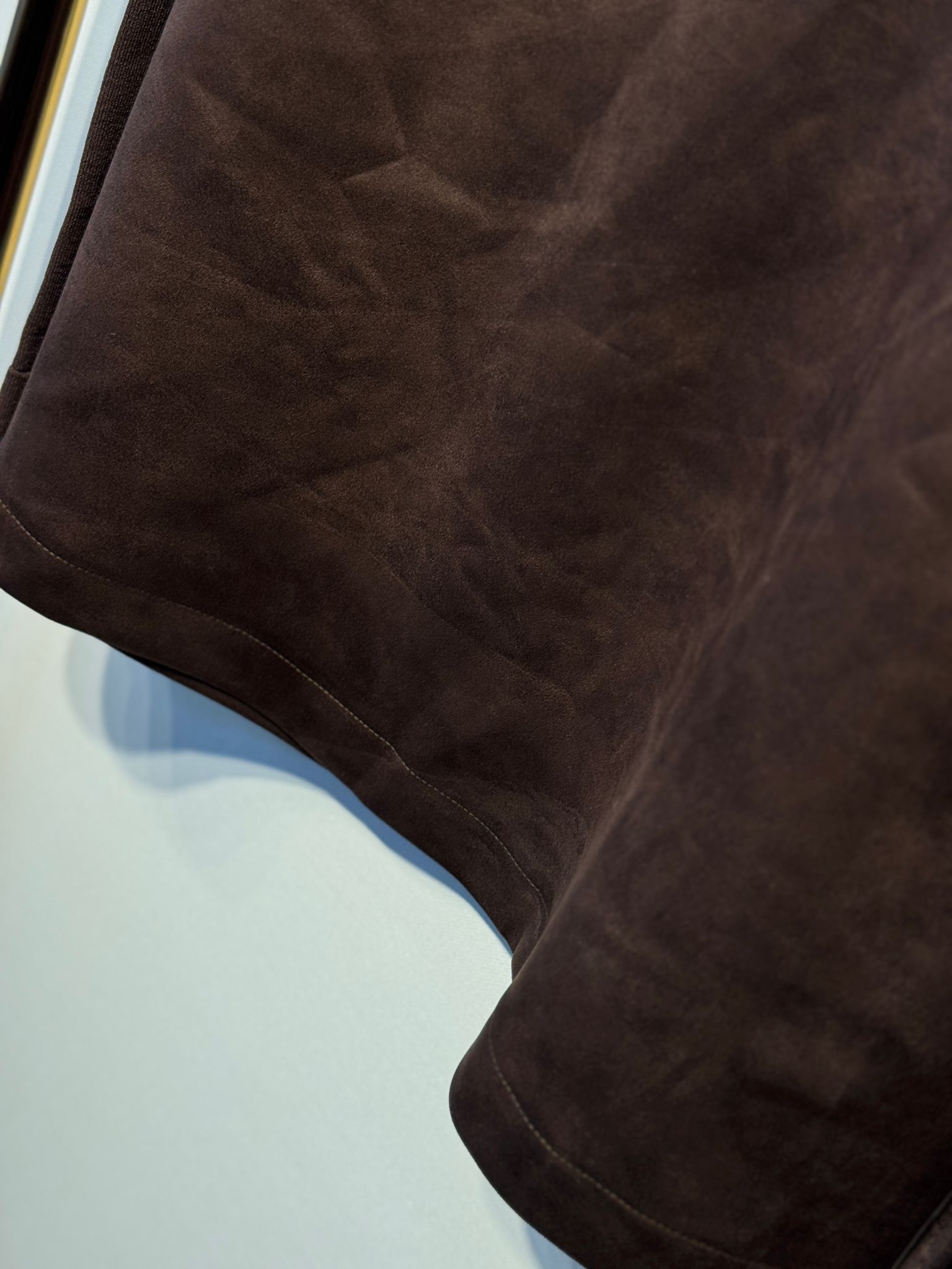 NUSS Süet Mix Triko Nakış İşlemeli Rahat Tunik