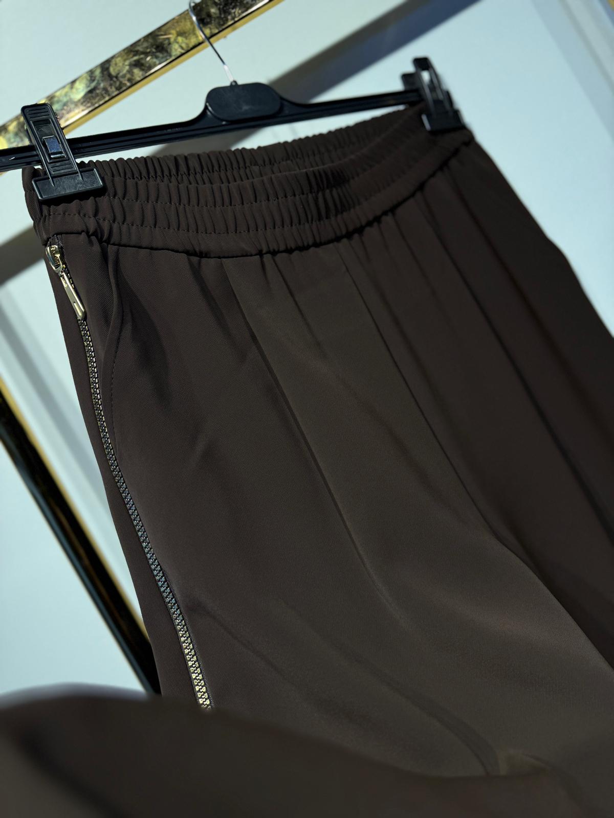 SENTEZ Love Yandan Fermuarlı Pantolon