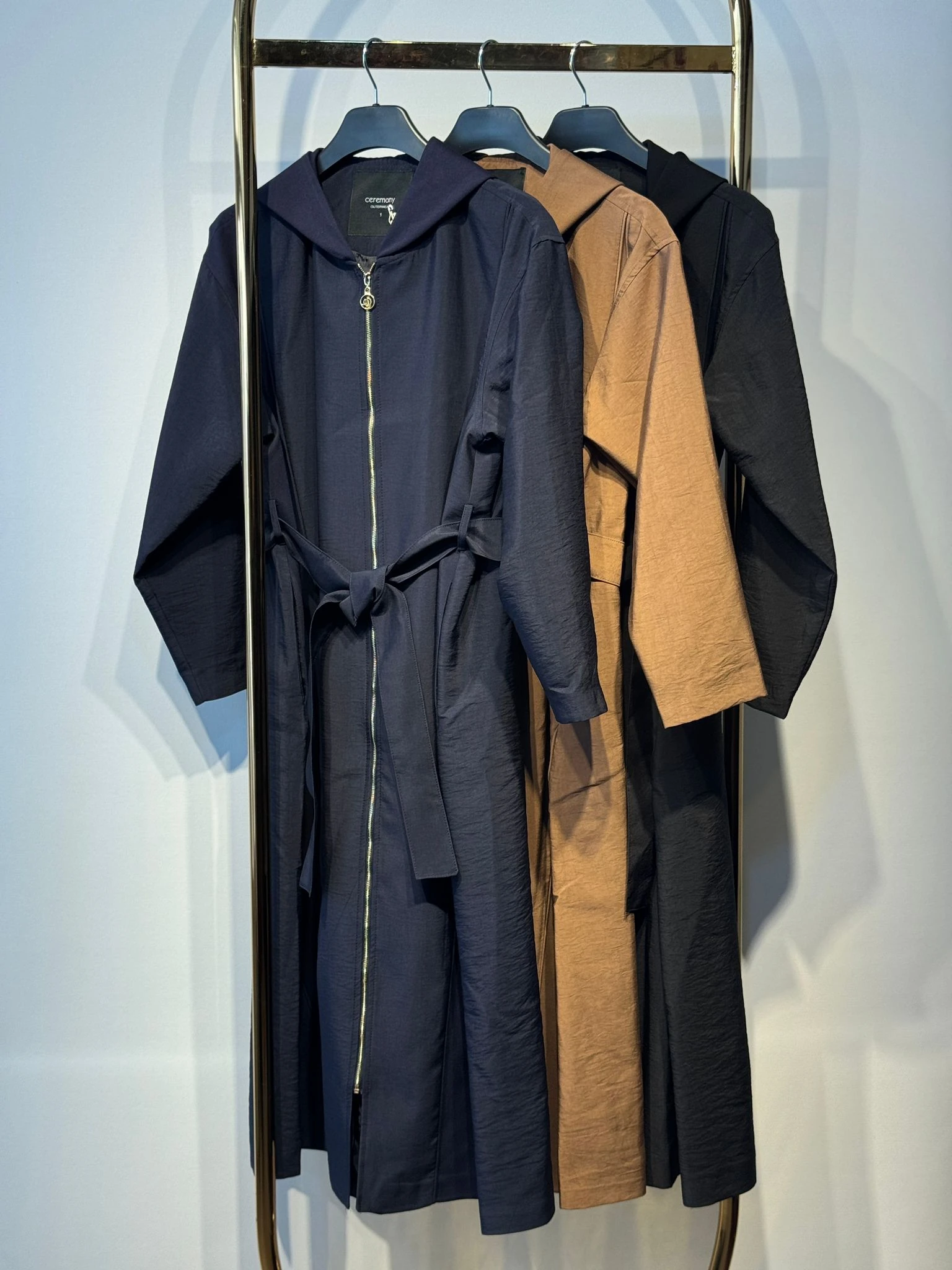 CEREMONY Ara Biye Detaylı Önden Fermuarlı Dubai Garnili Kap