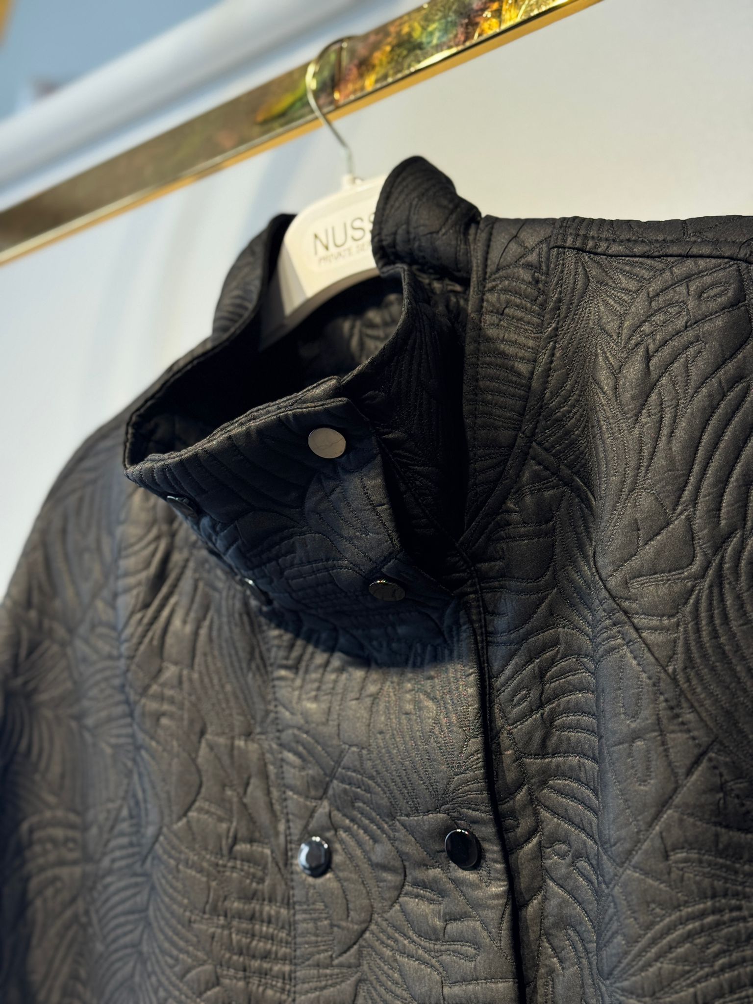 NUSS Dikişli Kumaş Kısa Kol Yelek Kap