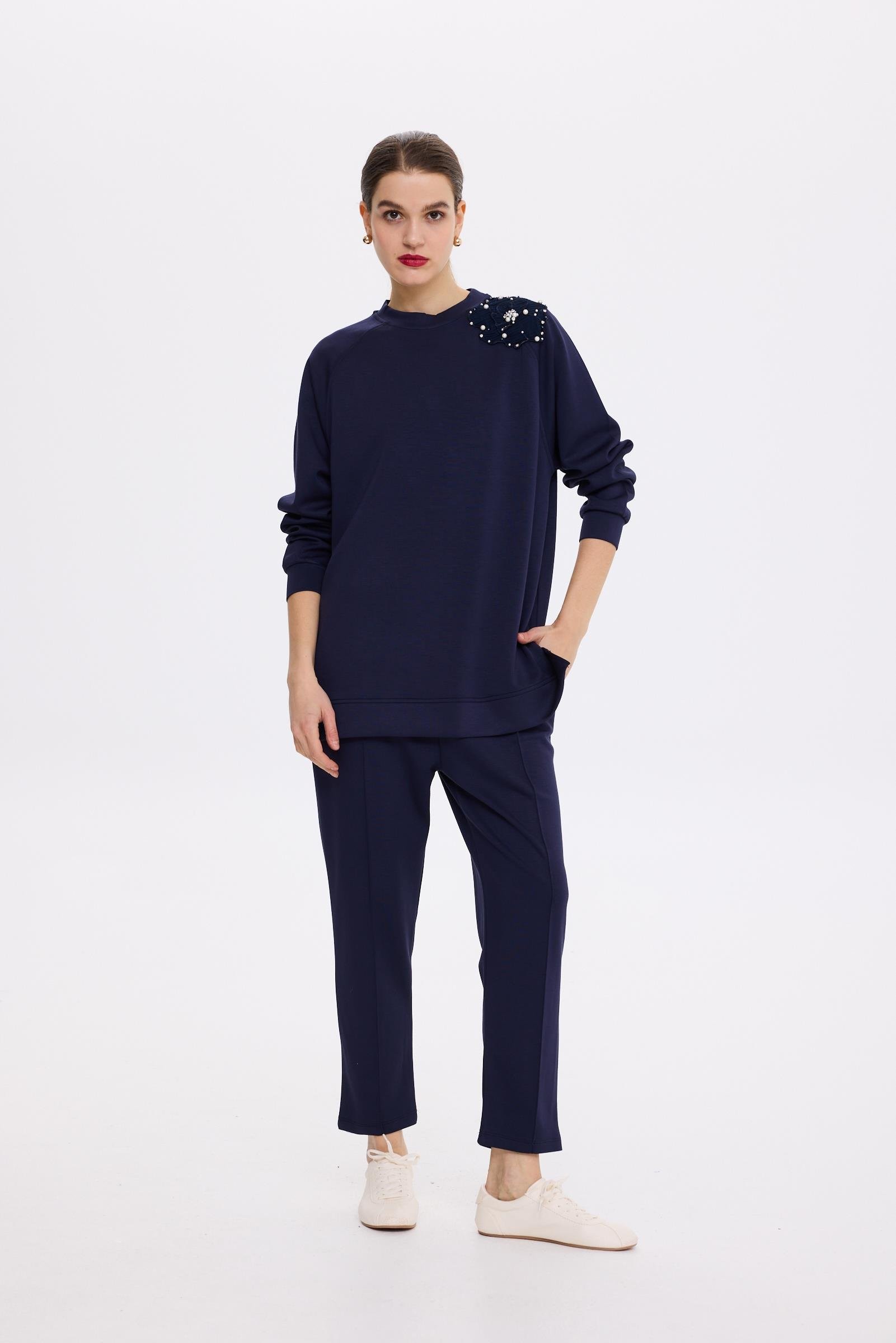 MİSSEMRAMİSS AKSESUARLI COMFORT SWEATSHİRT