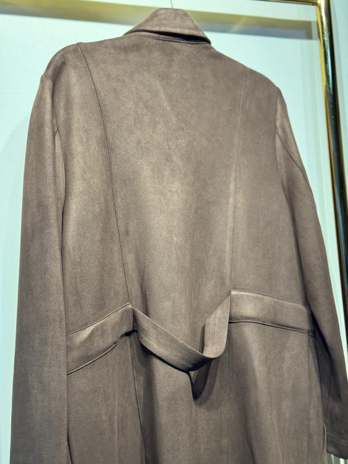 NUSS Göğüs Payet ve Taş İşleme Detaylı Süet Kap