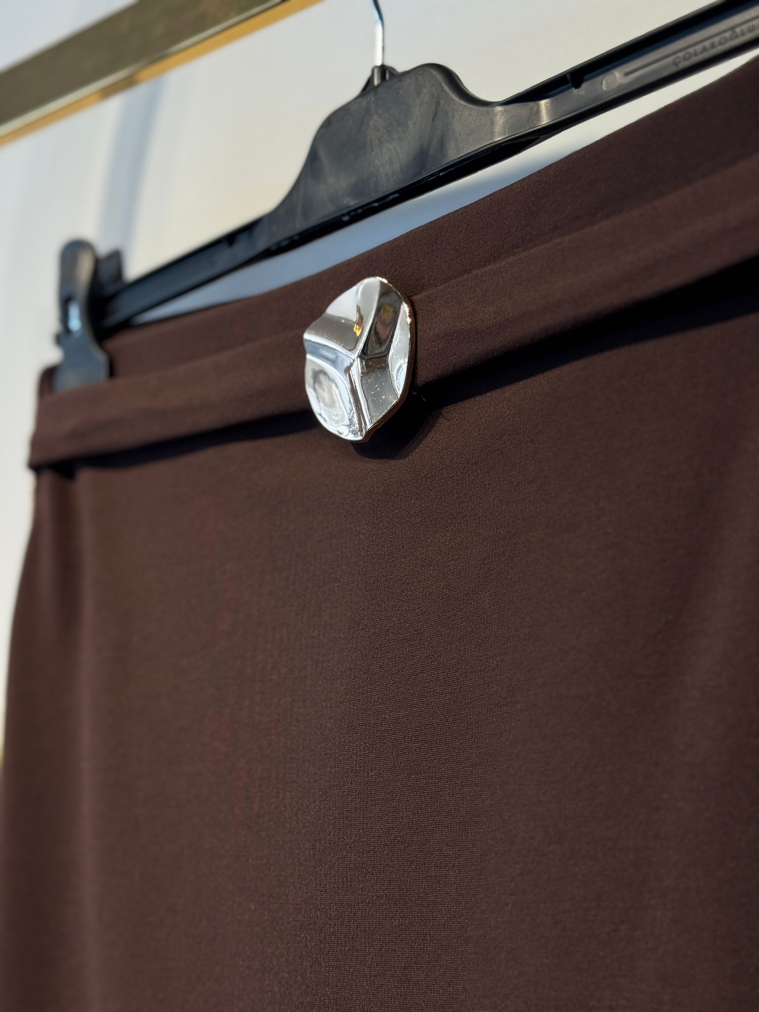 CEREMONY Biye Detaylı KEmeri GOld AKsesuarlı Çelik Etek