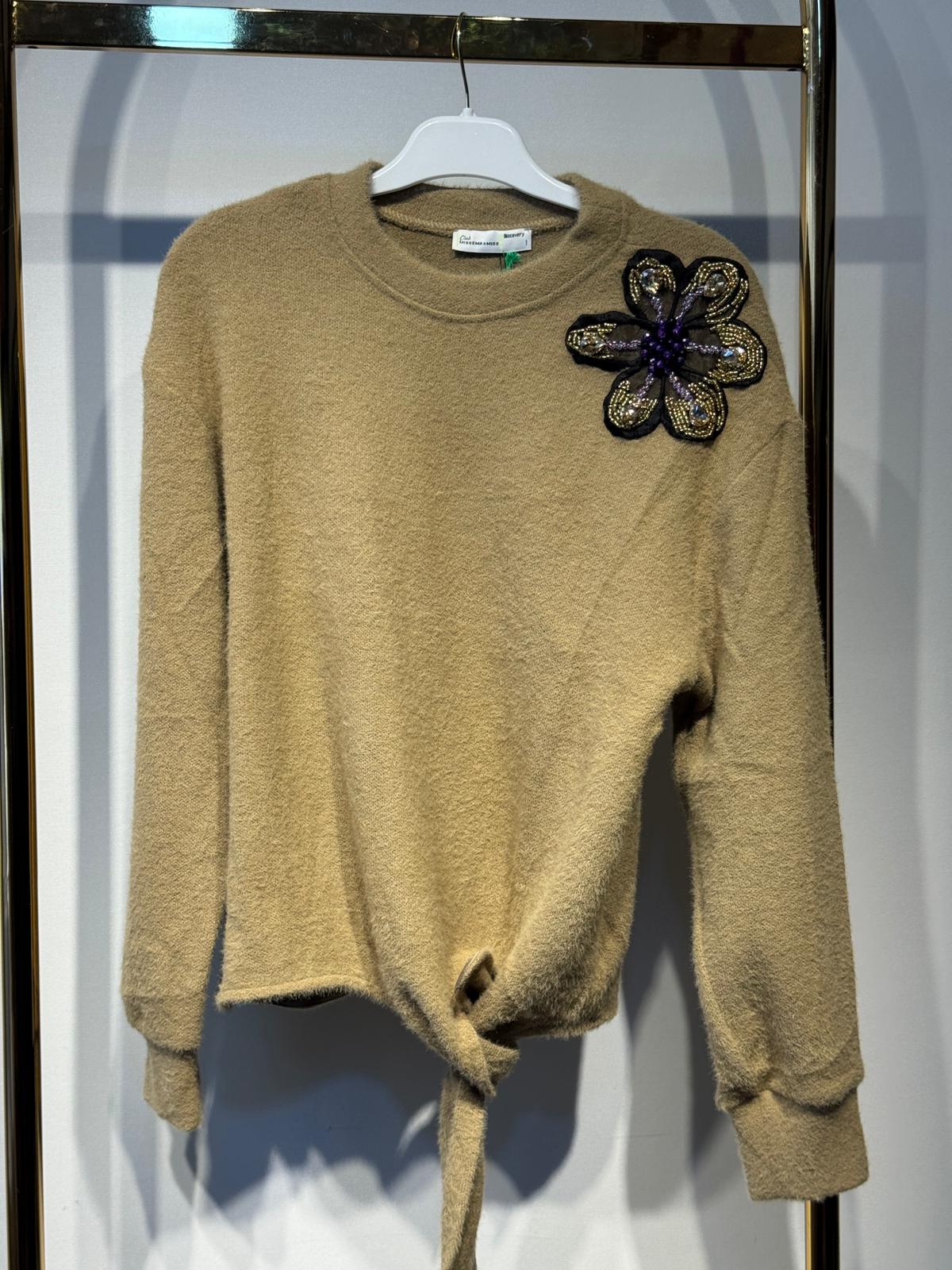 MİSSEMRAMİSS Violette Fleur Angora Kazak