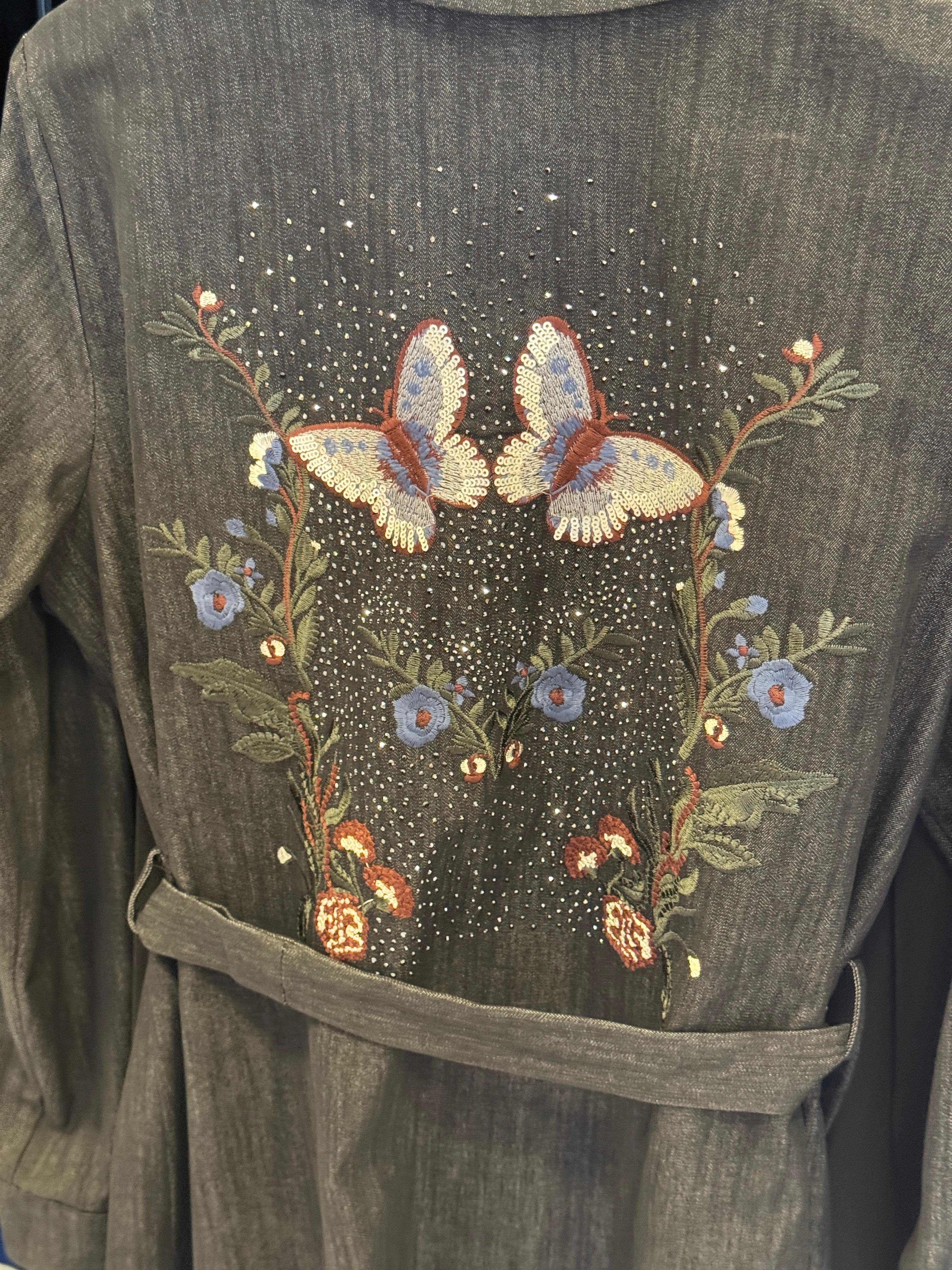 FUAT GÜRSEN Sırt İşleme Detaylı Jean Kap