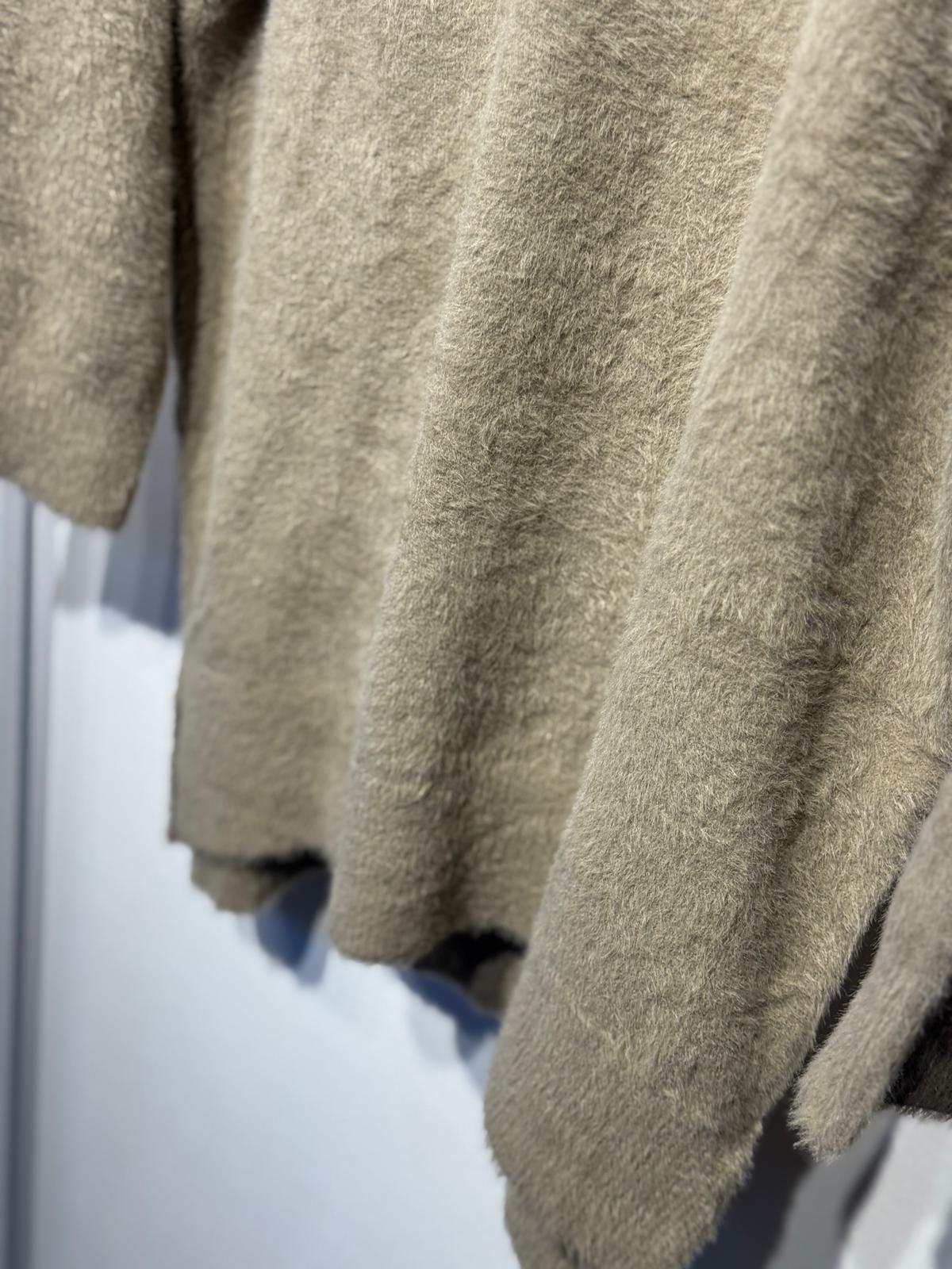 NUSS Pırlanta İşlemeli Angora Kazak