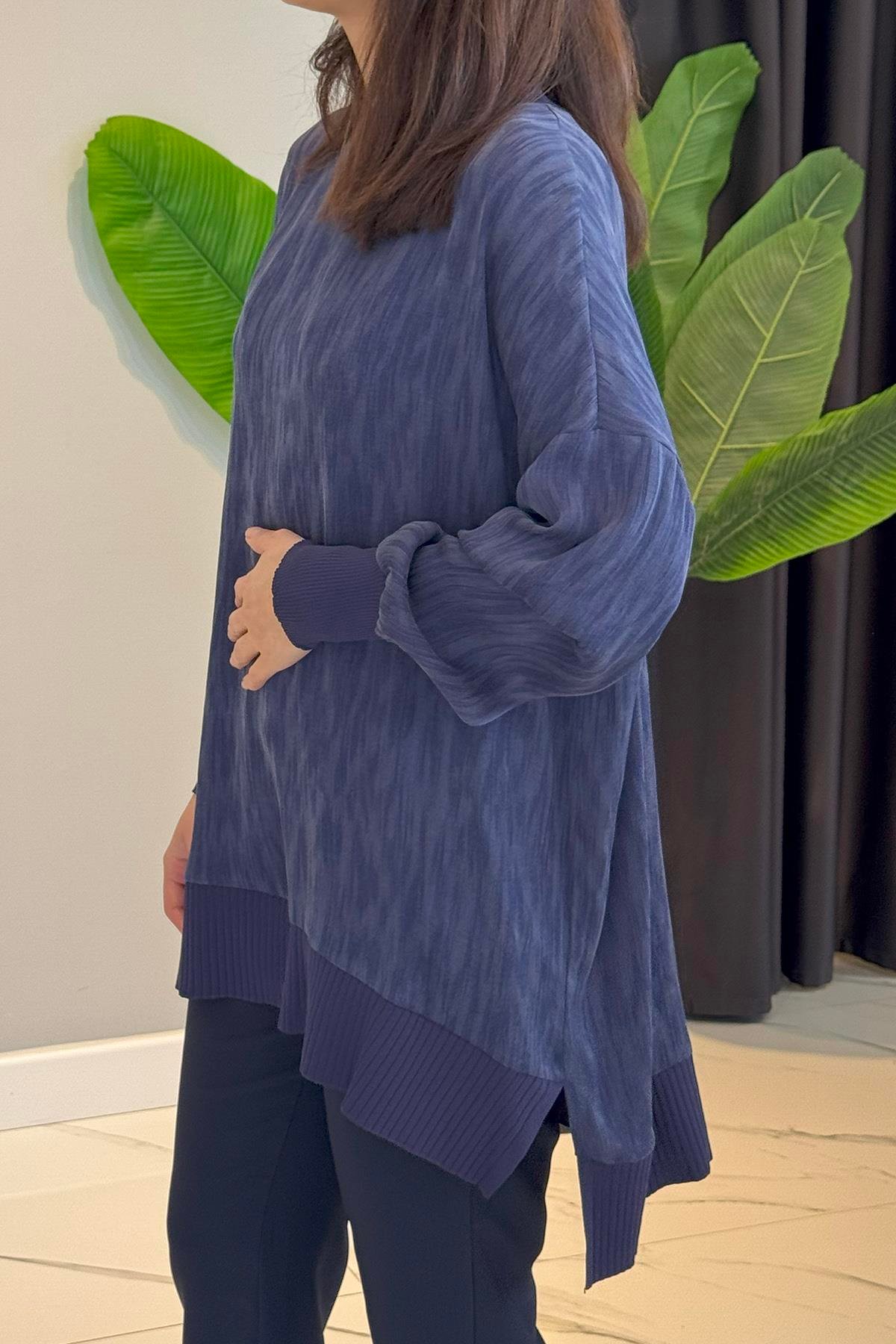 NUSS İpek Cupra Tunik